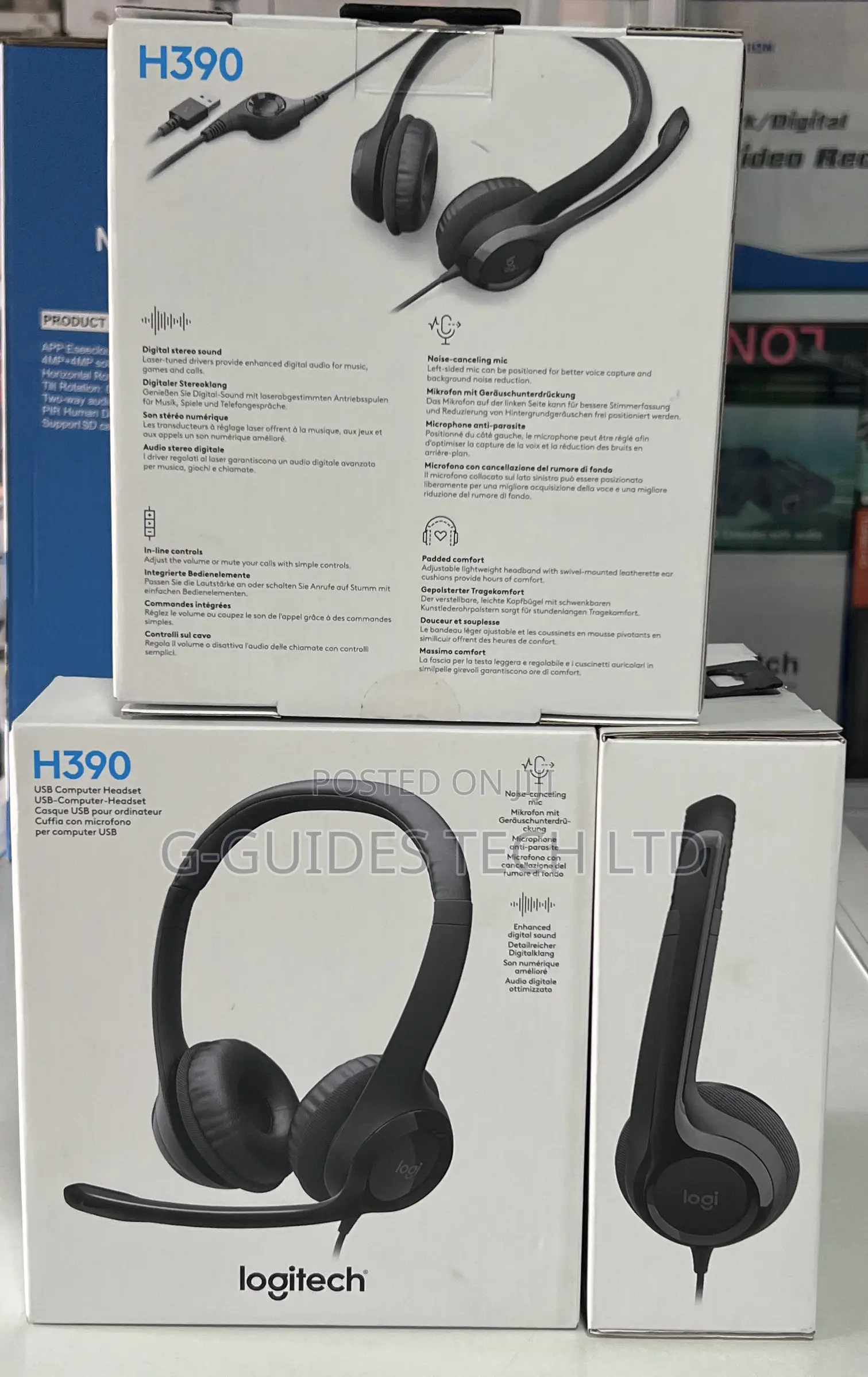 Logitech H390 Headset ,Logitech H390 Usb Computer Headset