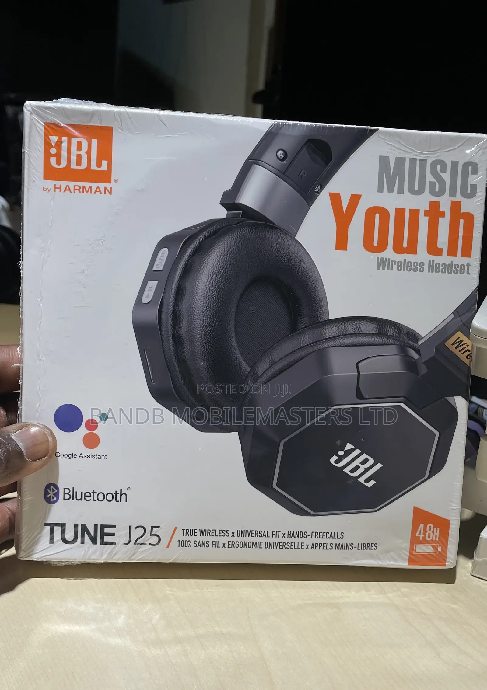 JBL Tune J25 Wireless Headset Blue and Black Color Available