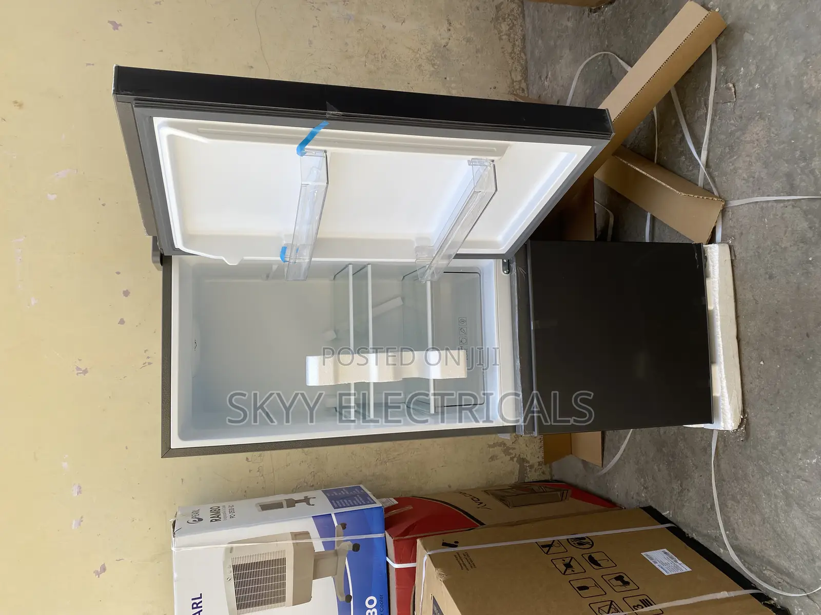 TCL 163liters Double Door Fridge