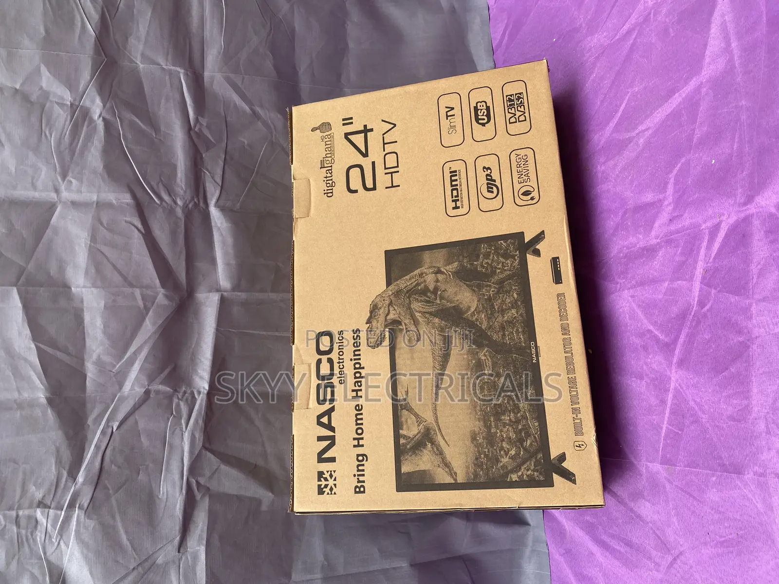 Nasco 24” Led Hd Digital Satellite Tv