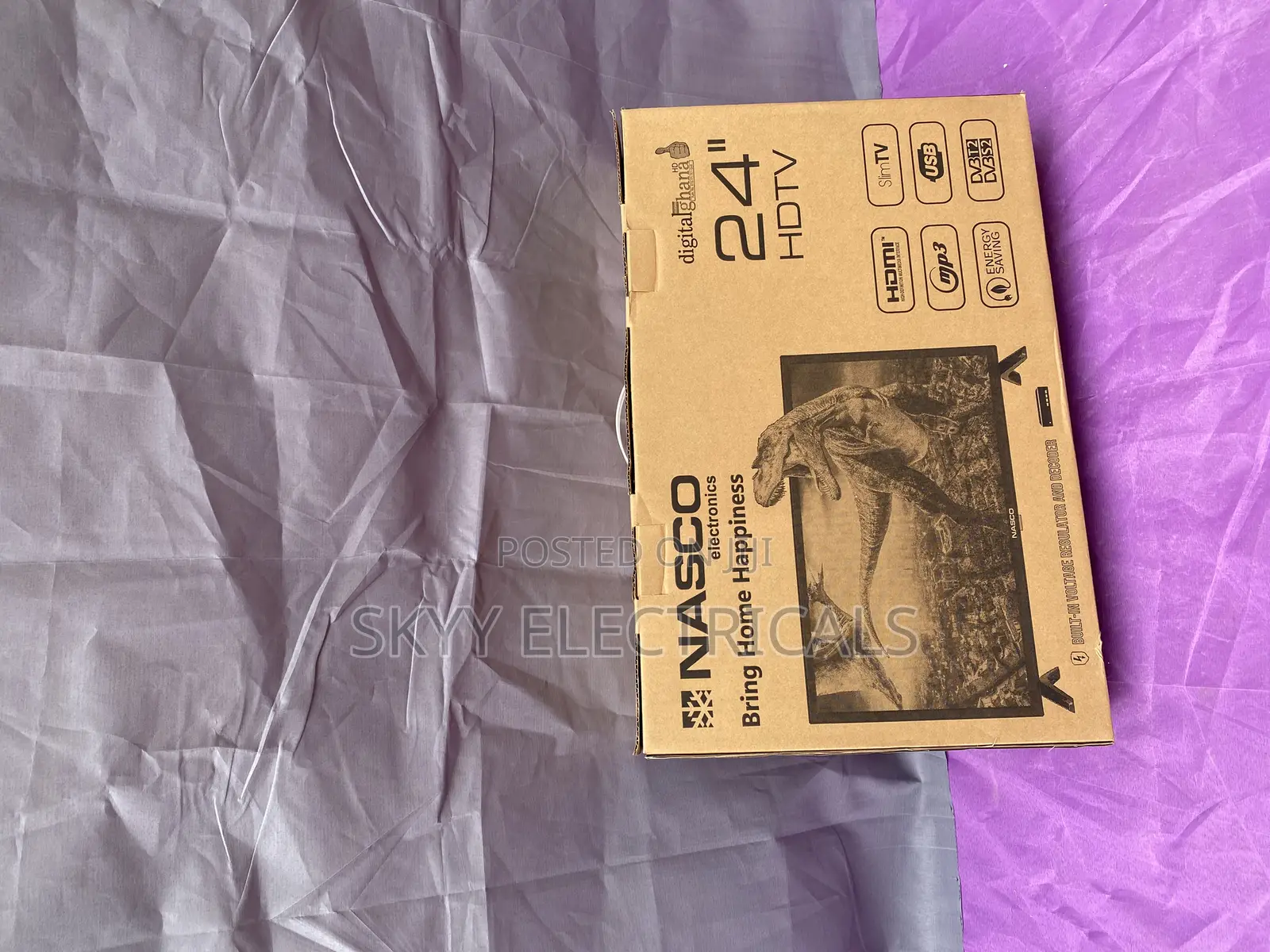 Nasco 24” Led Hd Digital Satellite Tv