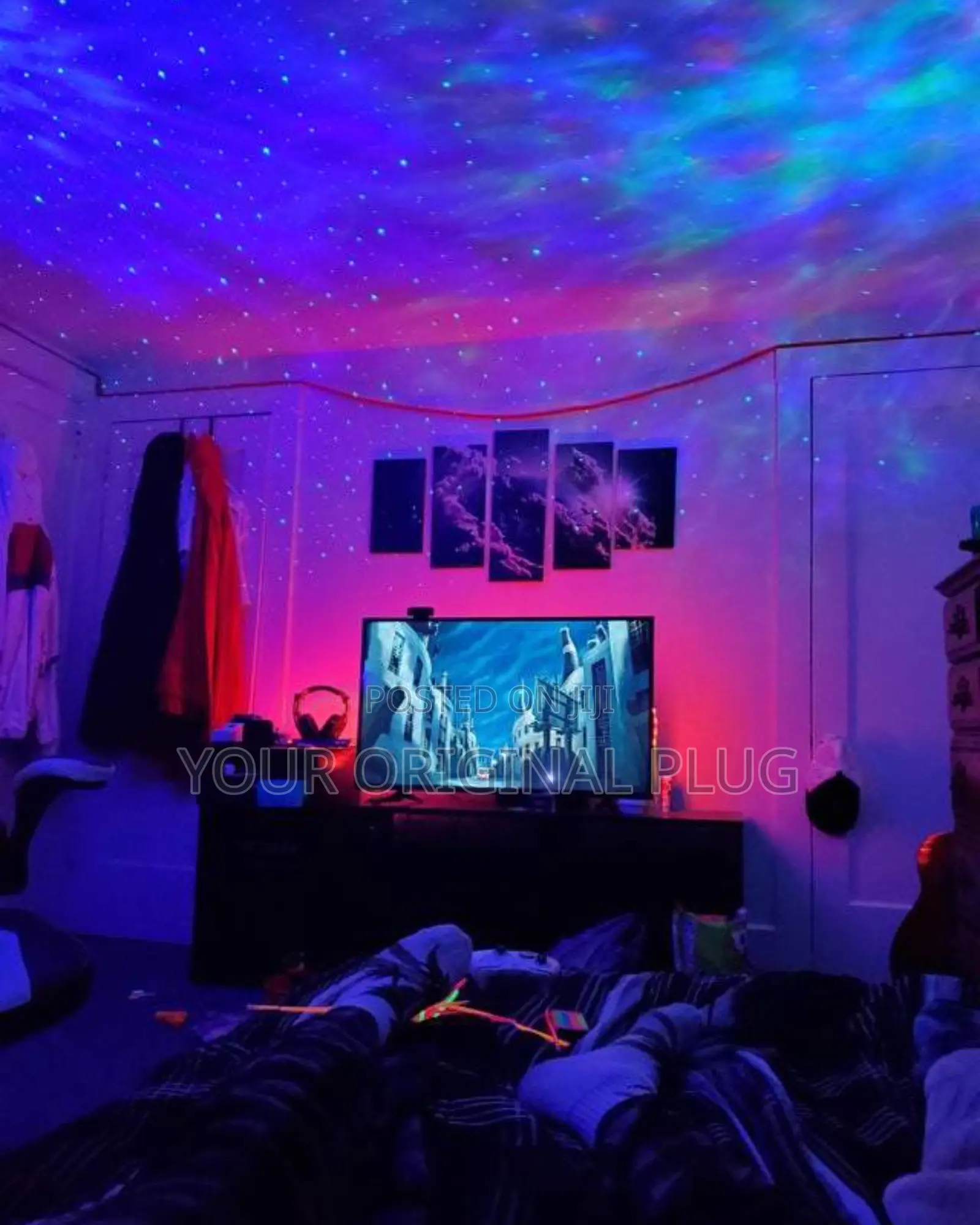 Starry Projector Laser Light With Bluetooth Speaker