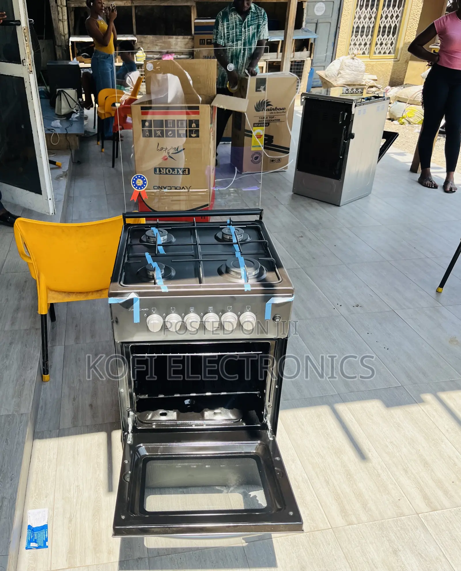 Shop Authentic Volcano 50x50 Gas Oven 4 Burner 
