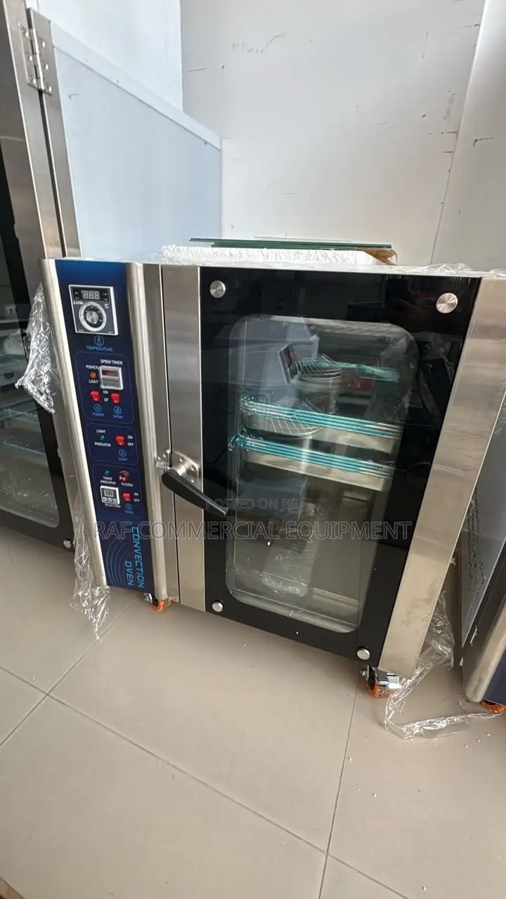 5 Tray Gas Convection Baking Oven Steam