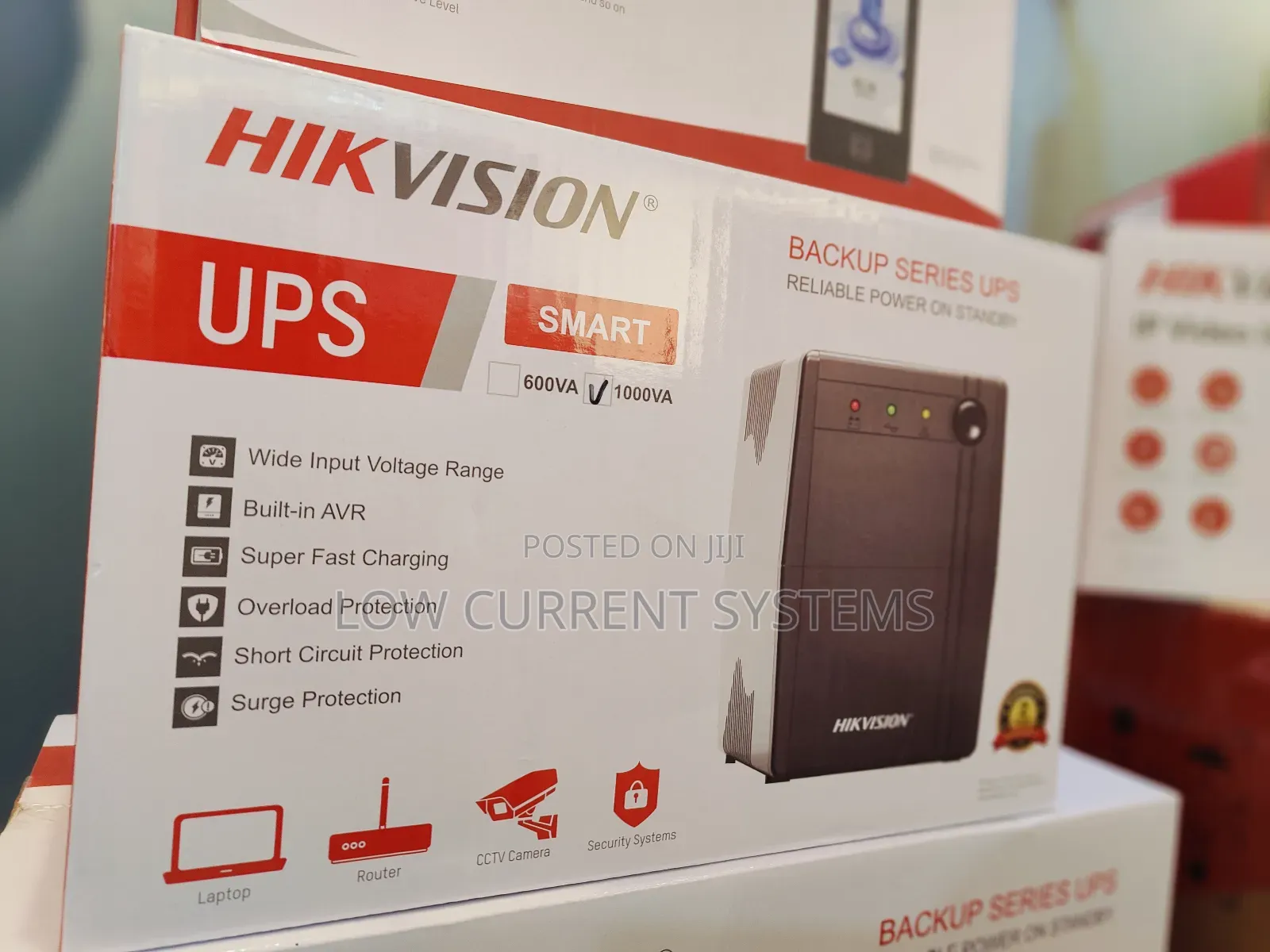 Hikvision 1000va 600w 1kva Ups Power Backup Battery