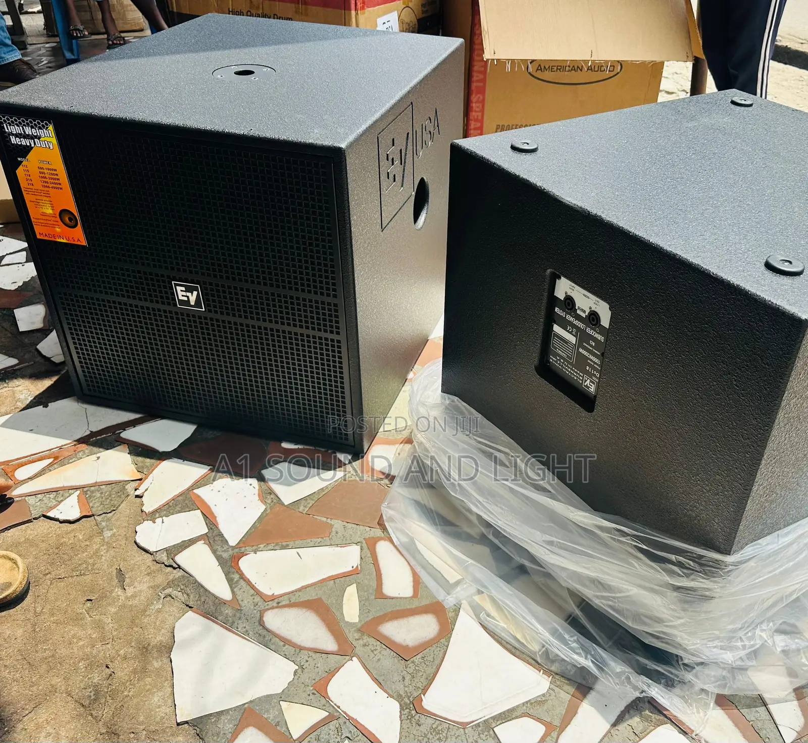 Ev Ds - 118 Bass Speakers [ Pair ]