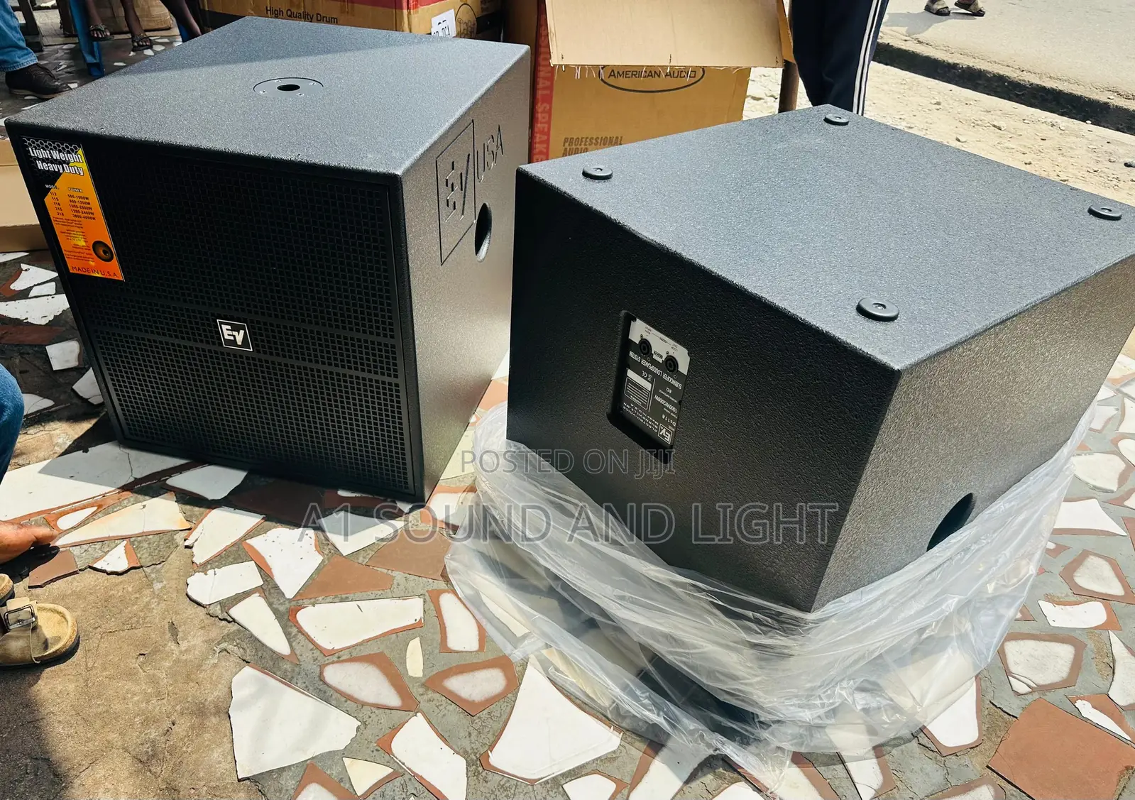 Ev Ds - 118 Bass Speakers [ Pair ]