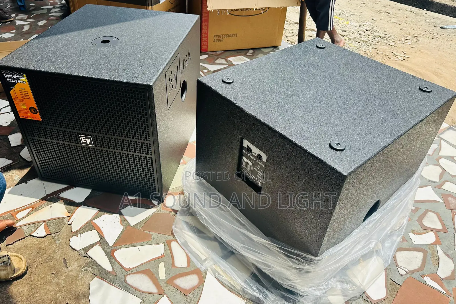Ev Ds - 118 Bass Speakers [ Pair ]