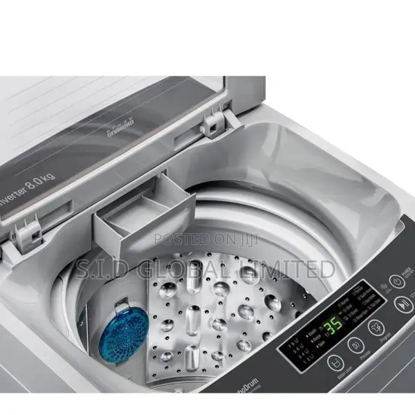Durable 8kg Samsung Wa80cg4240bw Top Load Washing Machine