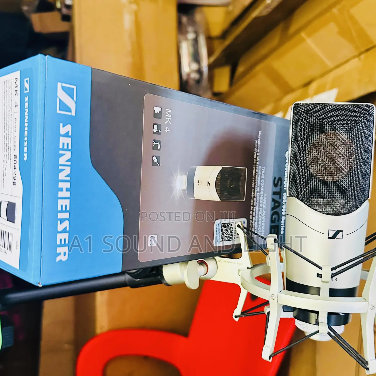 Sennheiser Mk 4 Large Diaphragm Condenser Microphone