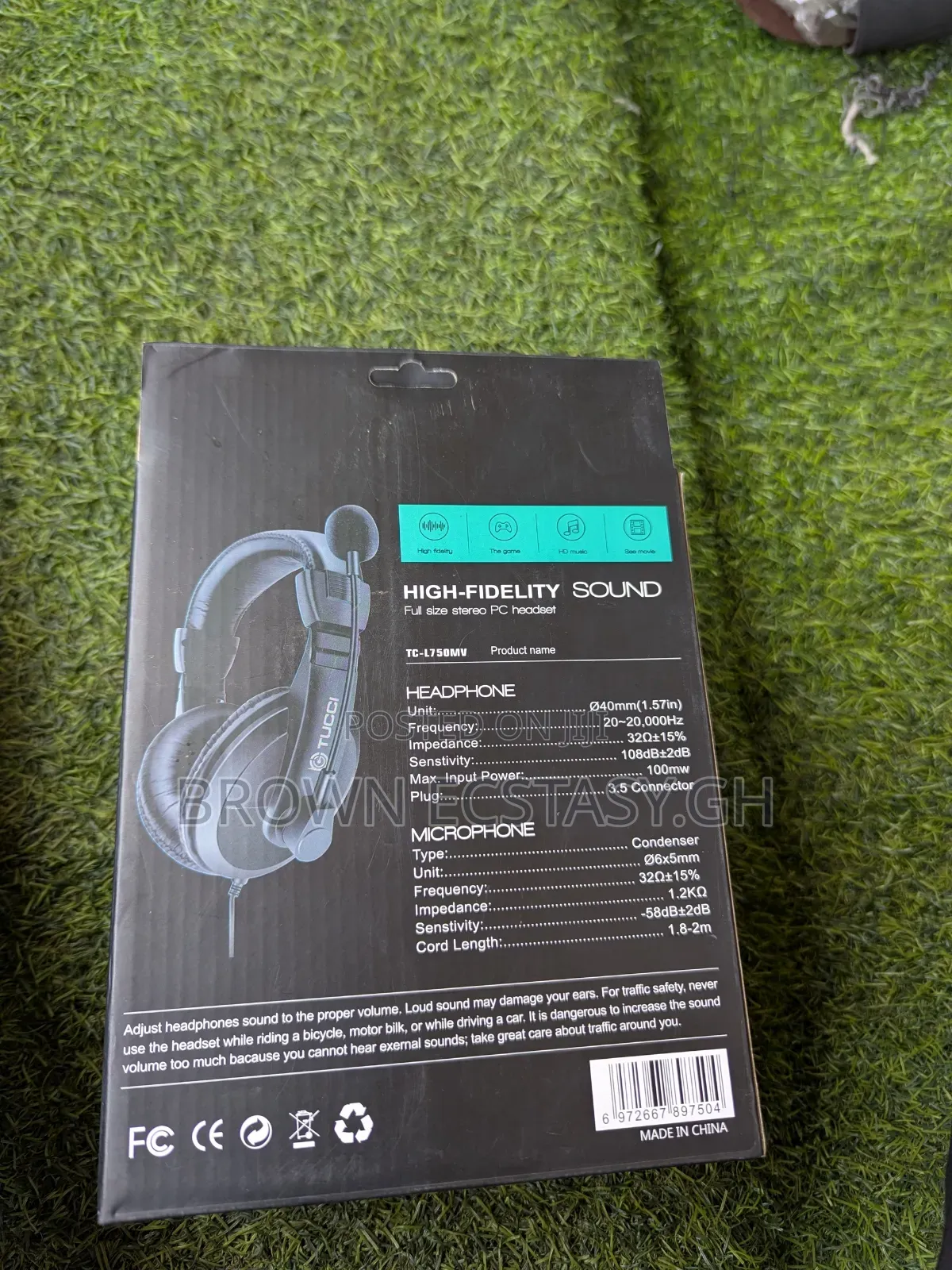 Tucci Professional Headphones With Mic