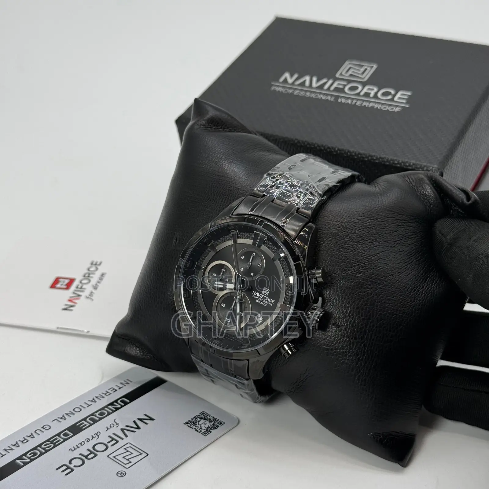 Luxury Pure Stainless Steel Naviforce Watch - 3 Colors
