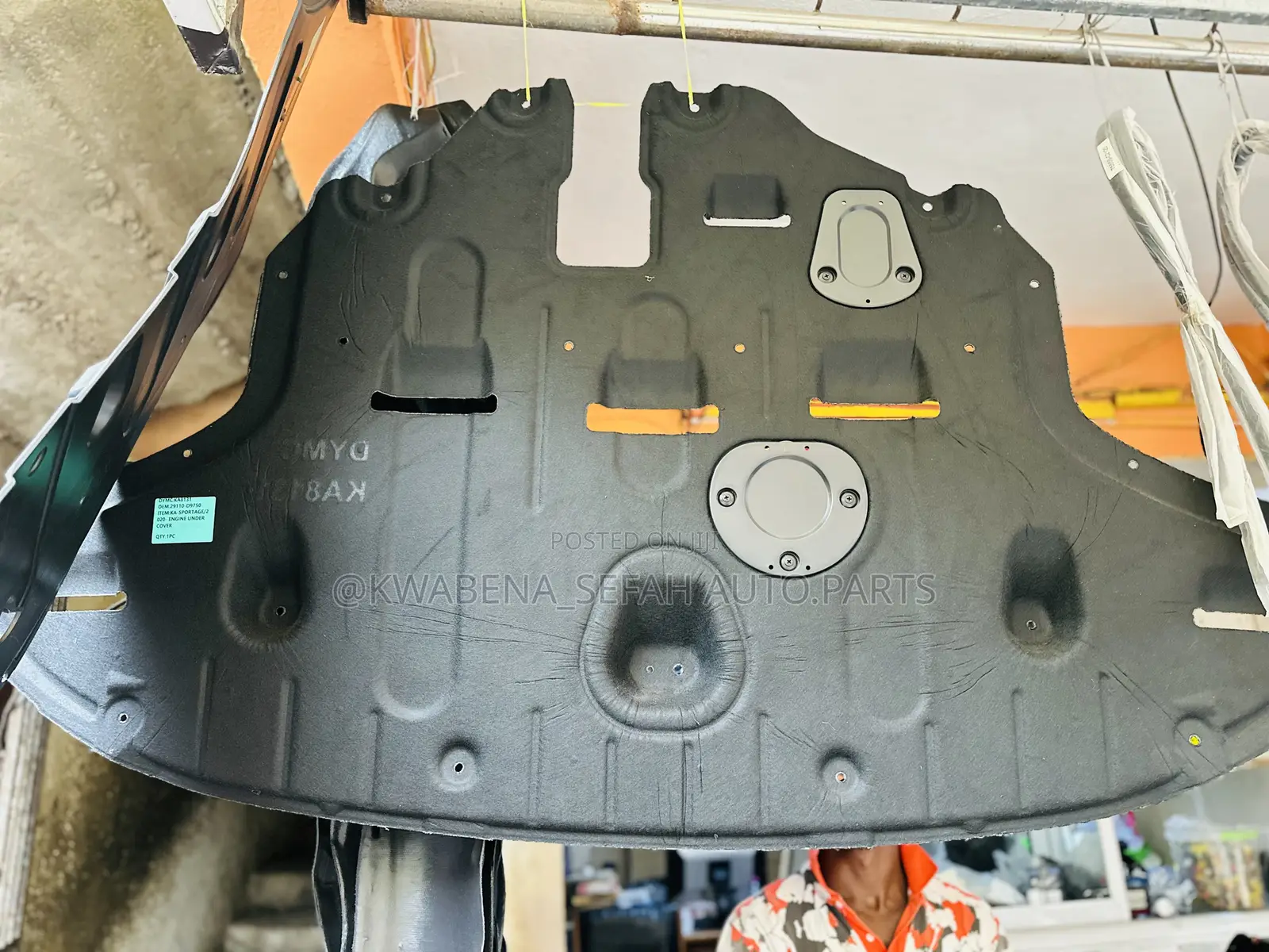 Originally Kia Sportage 2020 Under Engine Panel Available