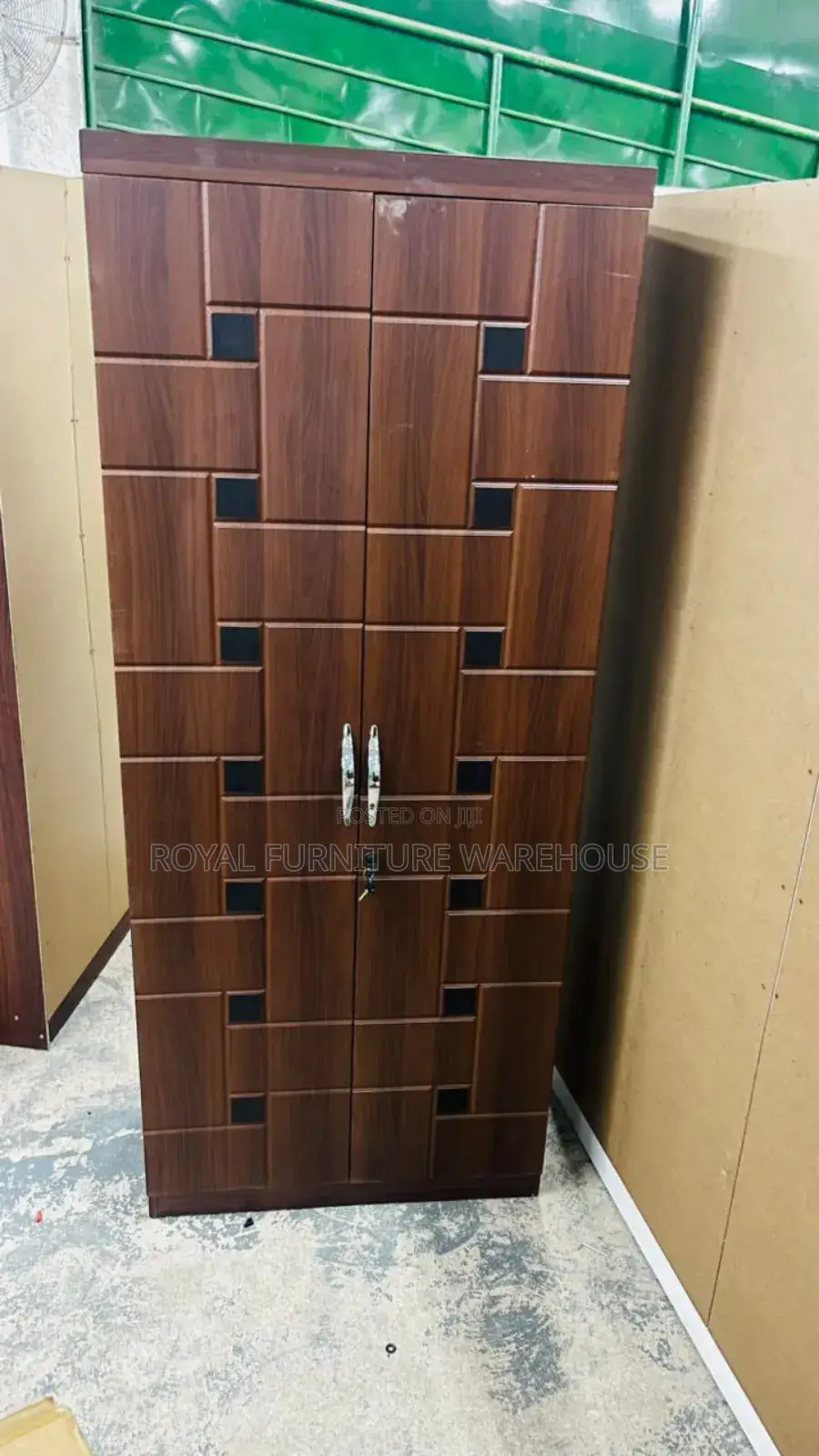 2doors Wooden Wardrobe
