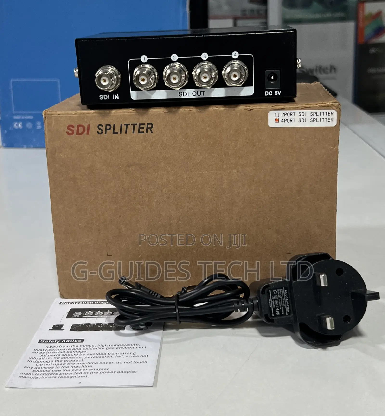 Mt-Viki 4-Port Sdi Splitter, 1-in 4-Out Sdi Splitter