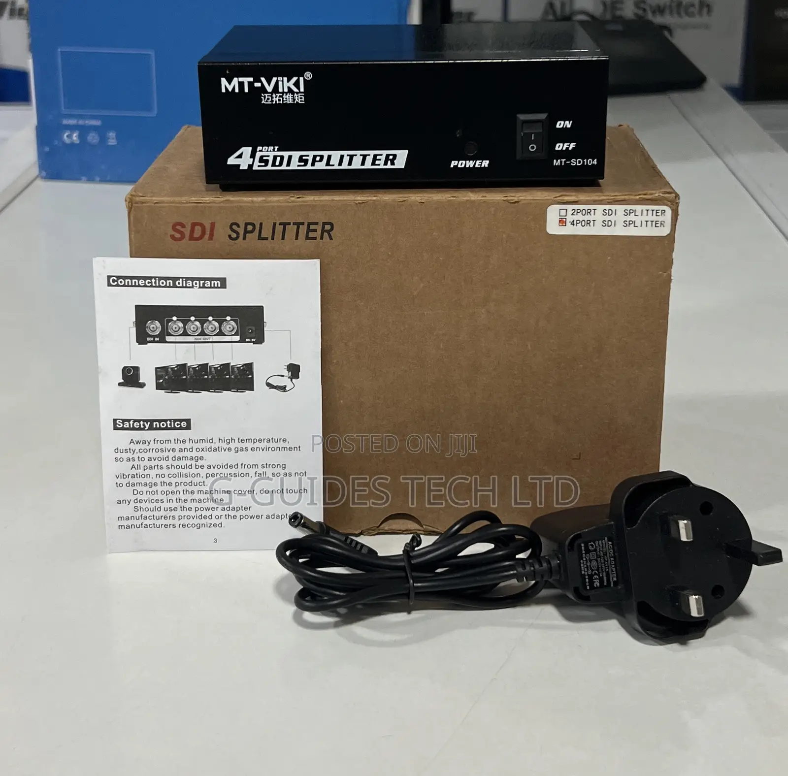 Mt-Viki 4-Port Sdi Splitter, 1-in 4-Out Sdi Splitter