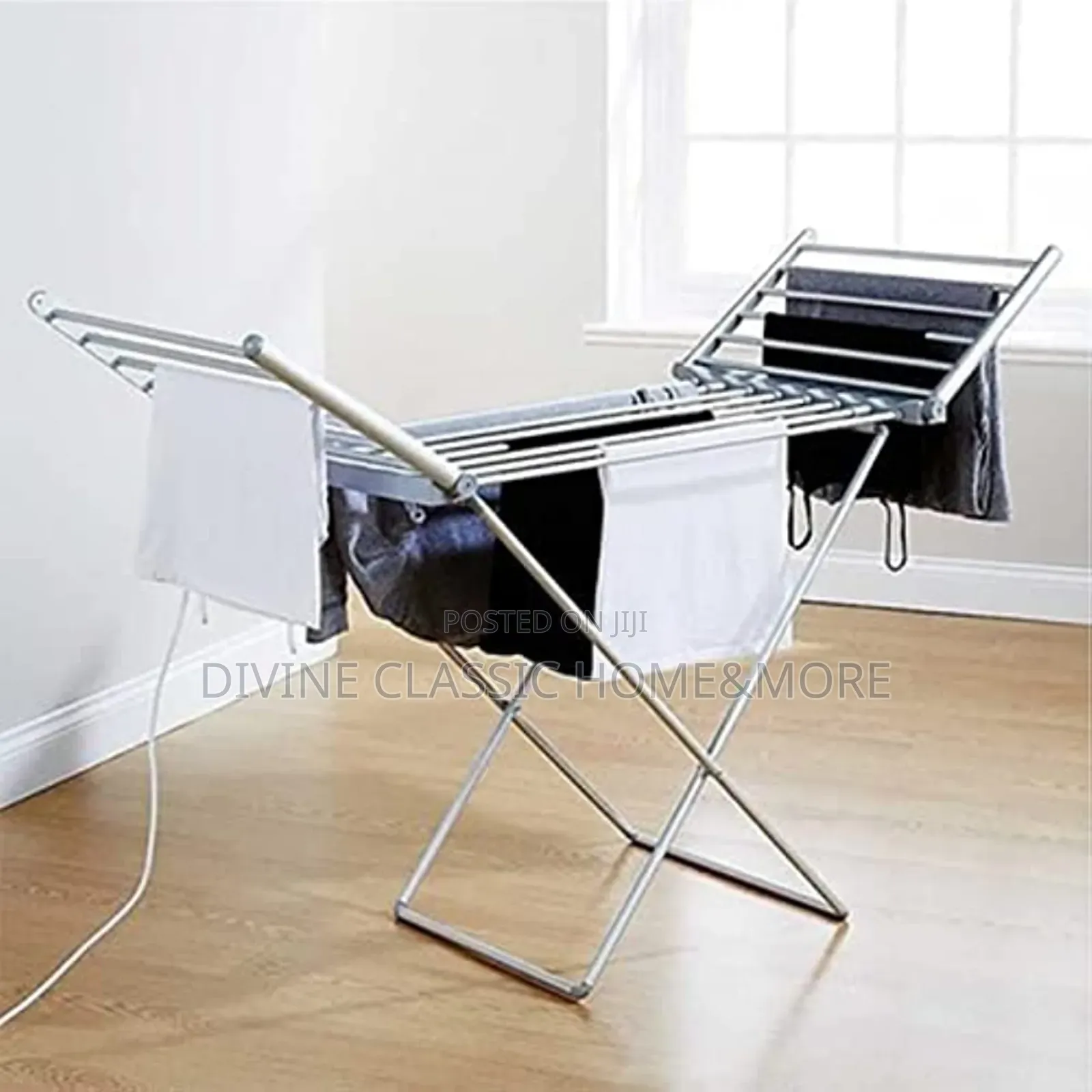 Dunelm Heated Airer/Dryer Line With Wings