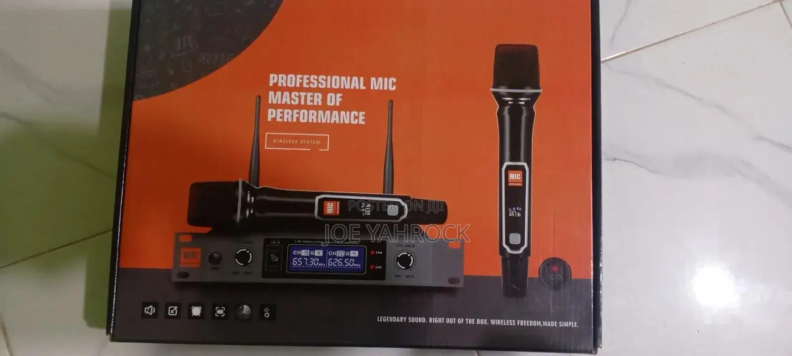 2 in 1 Cordless Rechargeable Mic