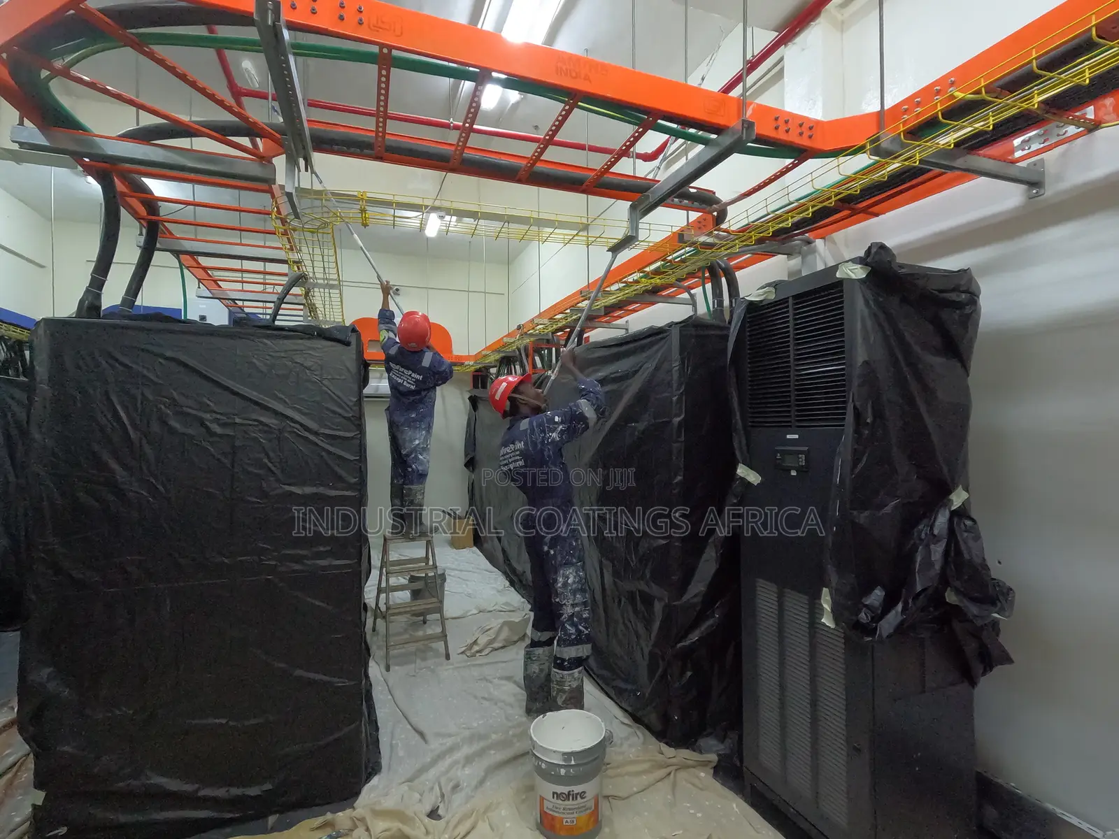 Fire-Retardant Paint for Data Centers, Server Rooms, Etc.
