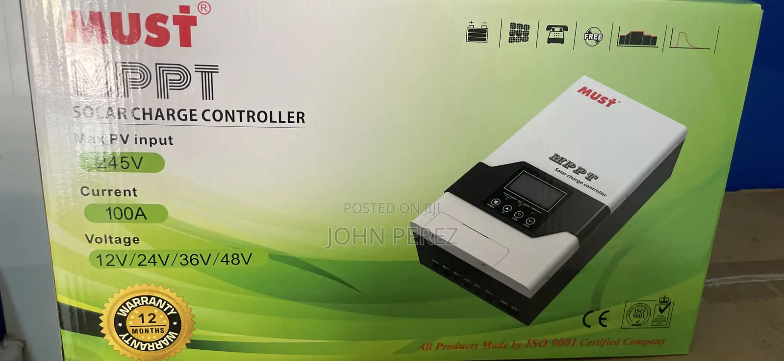100ah Must MPPT Charge Controller
