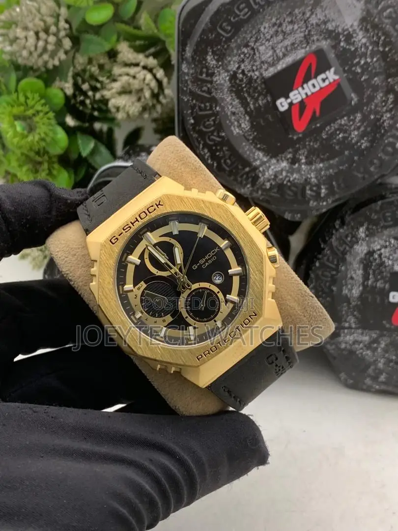 G Shock Thick Leather Watch
