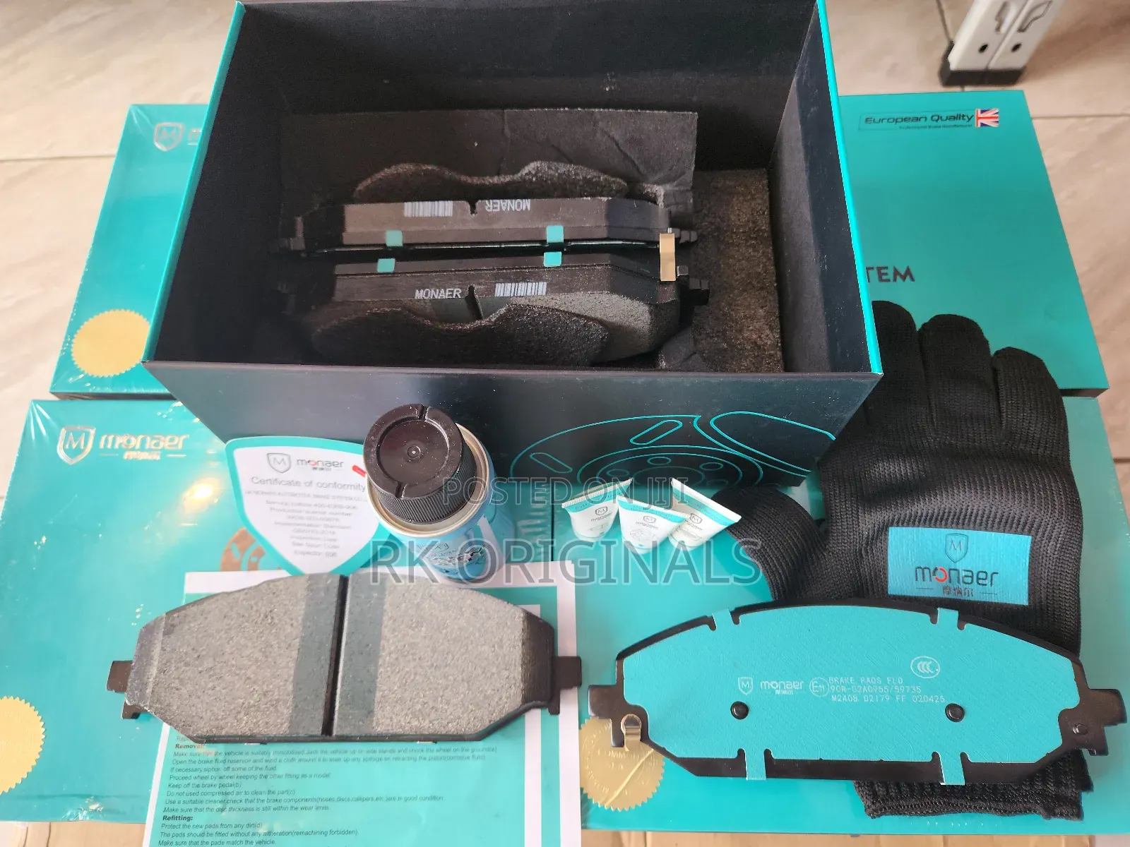 Ram 1500 19-25 Nano Ceramic Front Brake Pads From Uk 🇬🇧