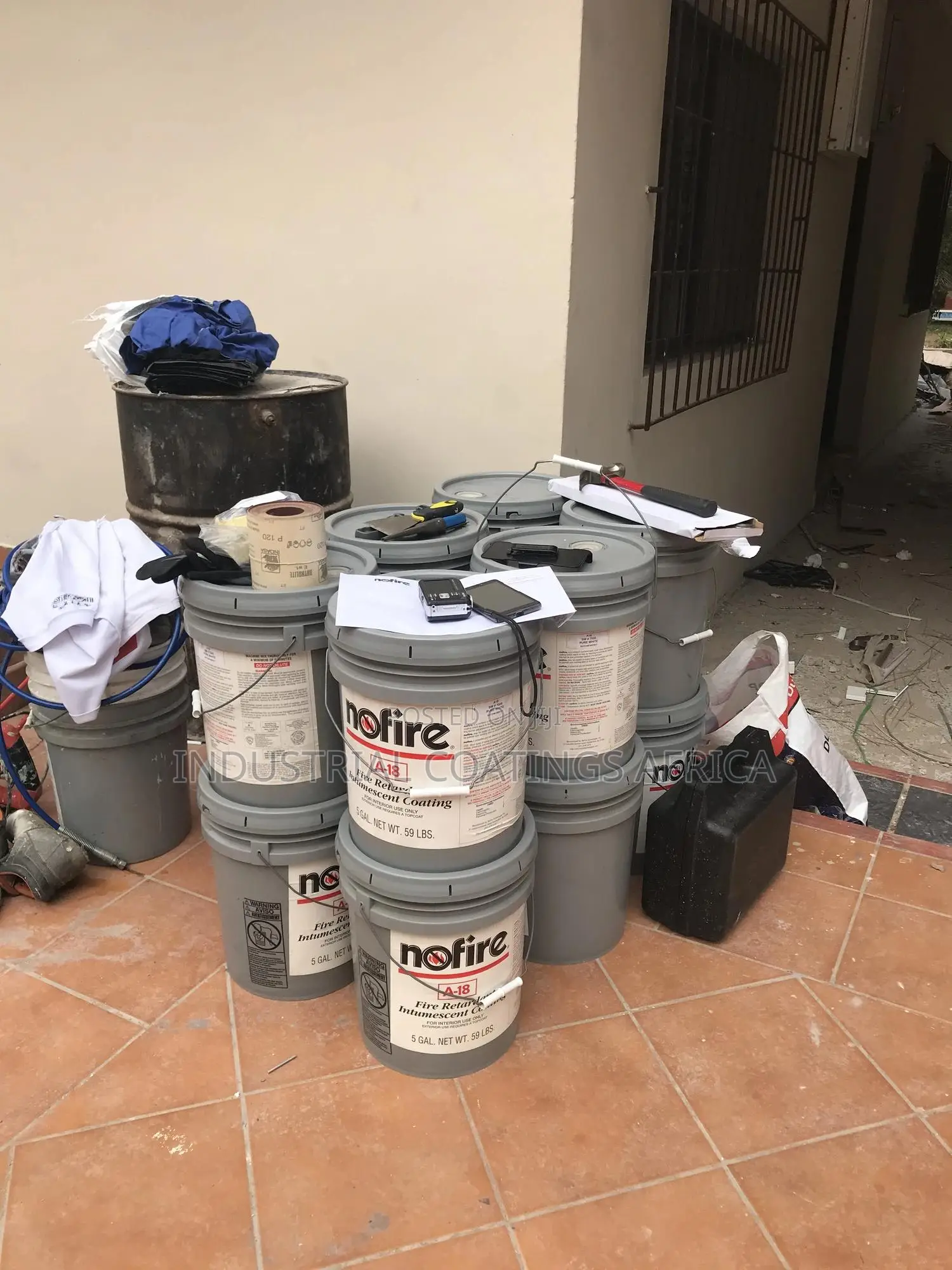 Fire-Retardant Paint for Data Centers, Server Rooms, Etc.