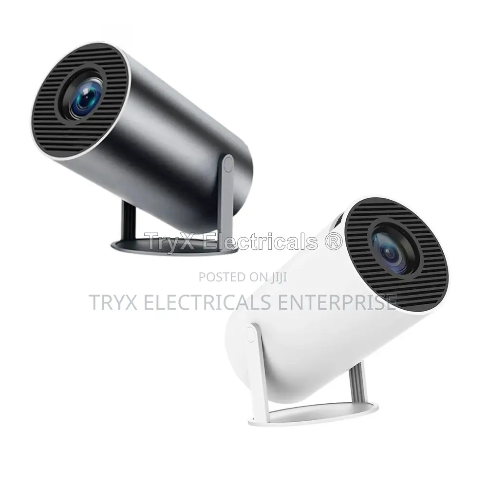 Hy300 Barrel Portable Projector - Smart Android (Black)