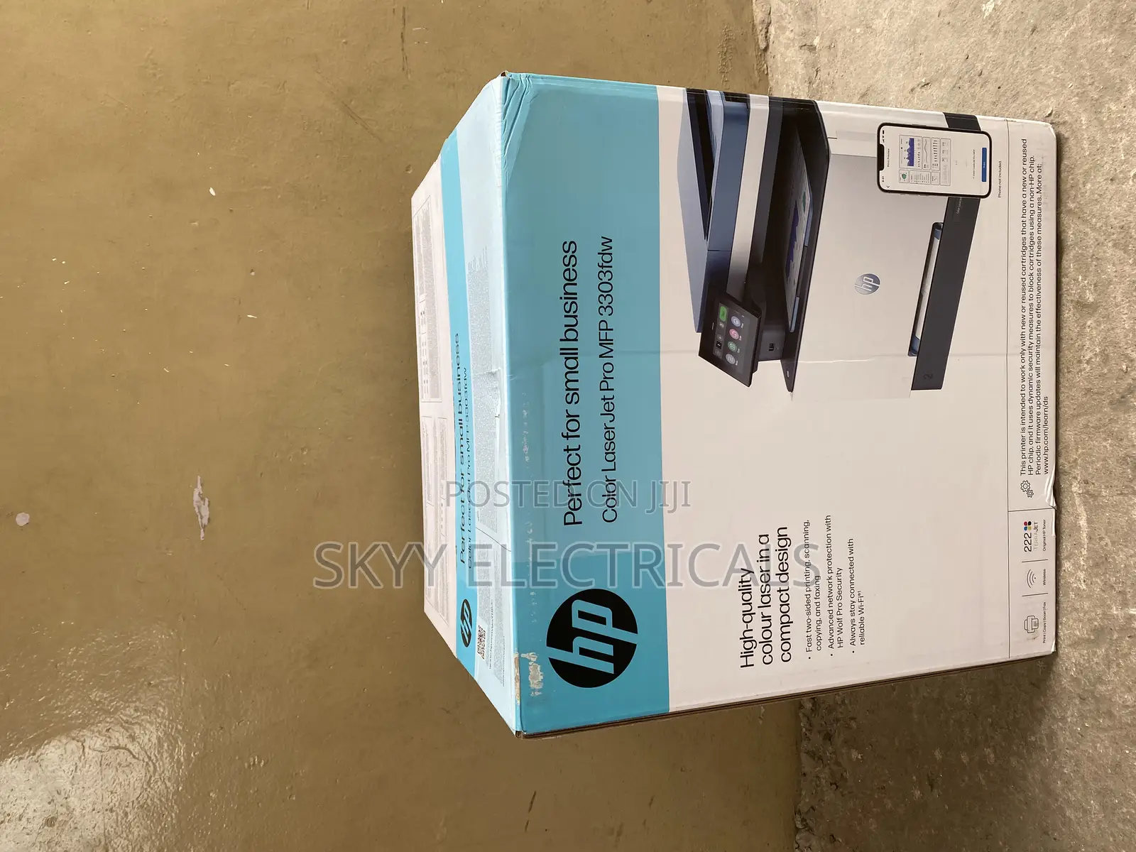 Colored Hp Laserjet Pro Mfp 3303fdw 3in1 Wireless Printer