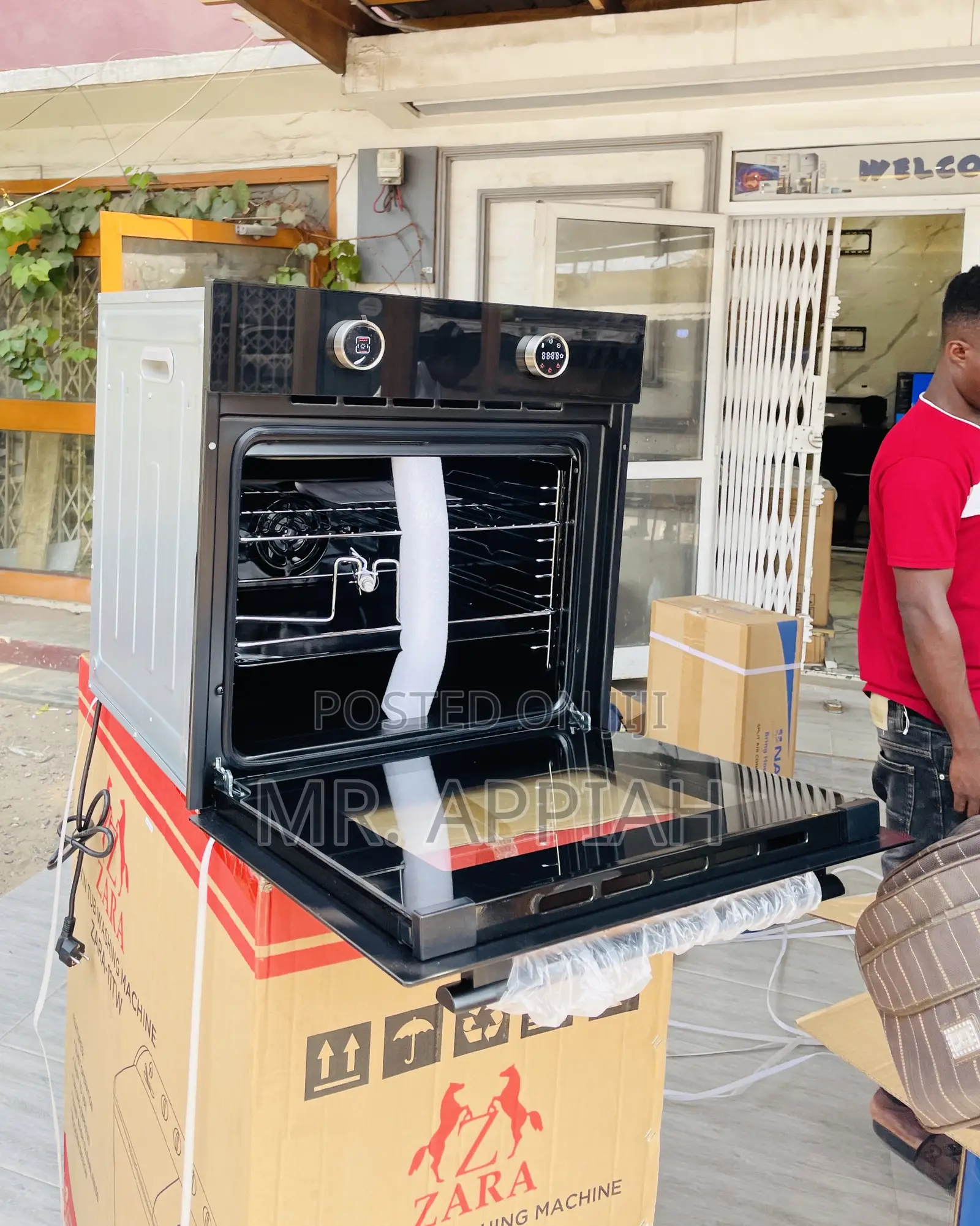 Oven Built in Electric Kenwood Tempered Glass(90cm) 