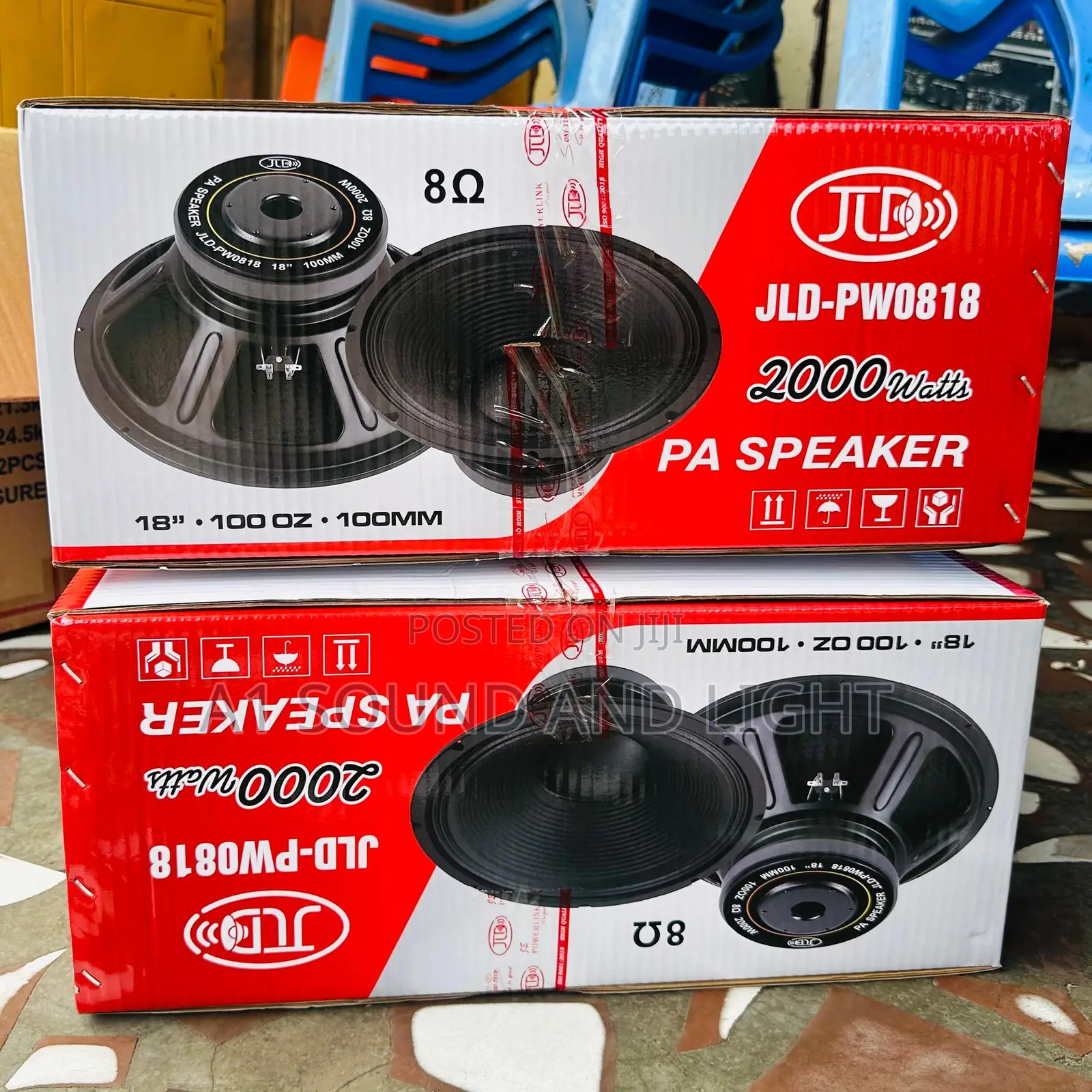 Jld 18 Inches 2000 Watts Subwoofer / Speaker [ Pair ]