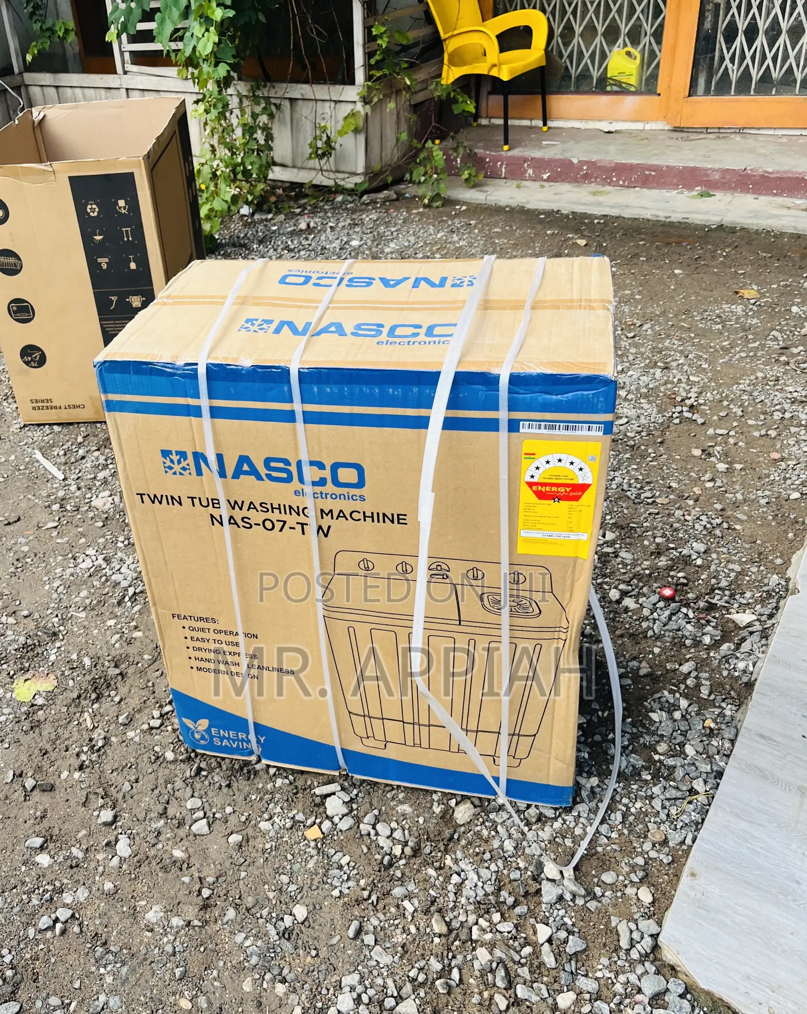 Well Built Nasco 7kg Electric Washing Machine With Spin Dry