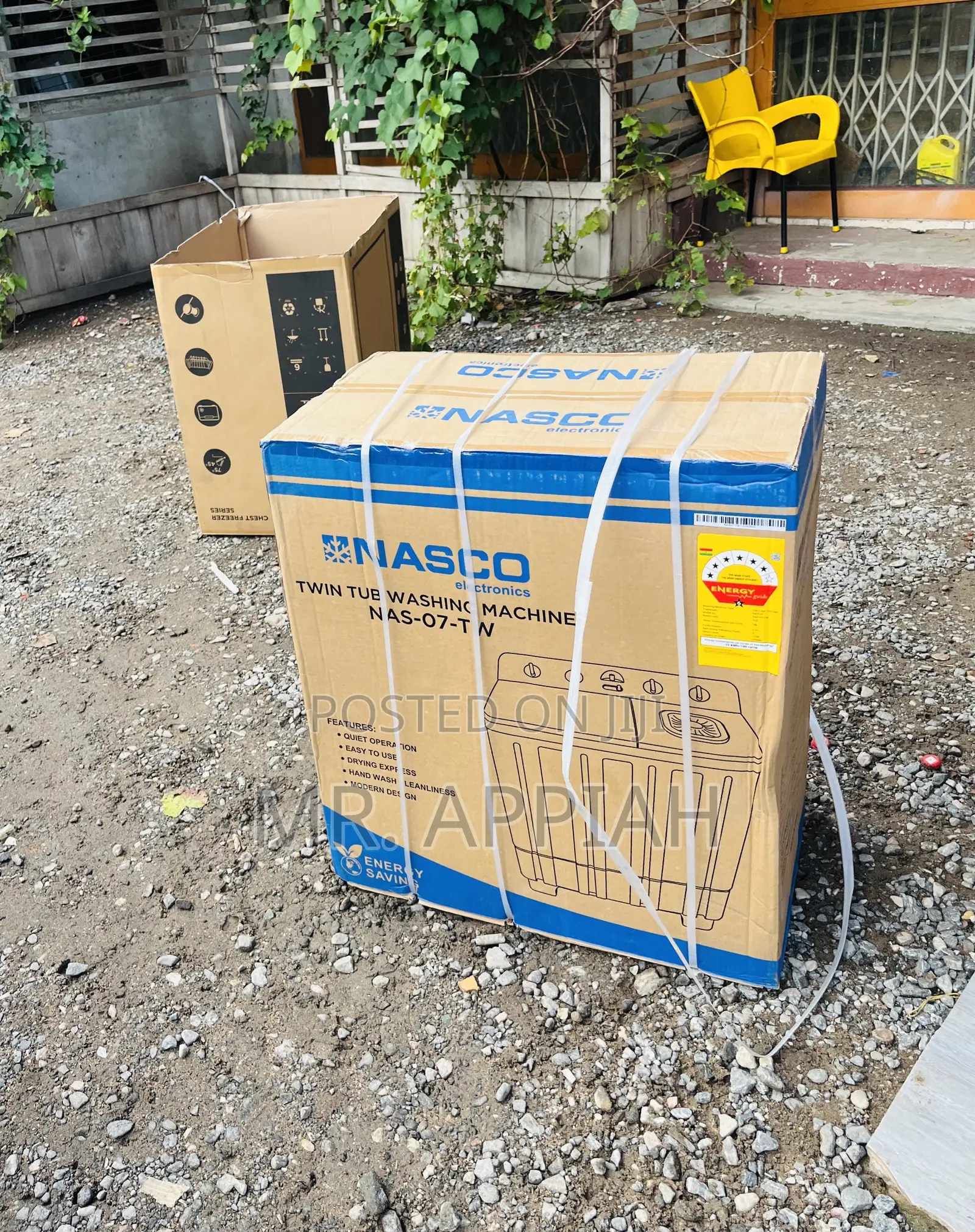 Newly Made Nasco Semi-Auto Electric Washing Machine(White)