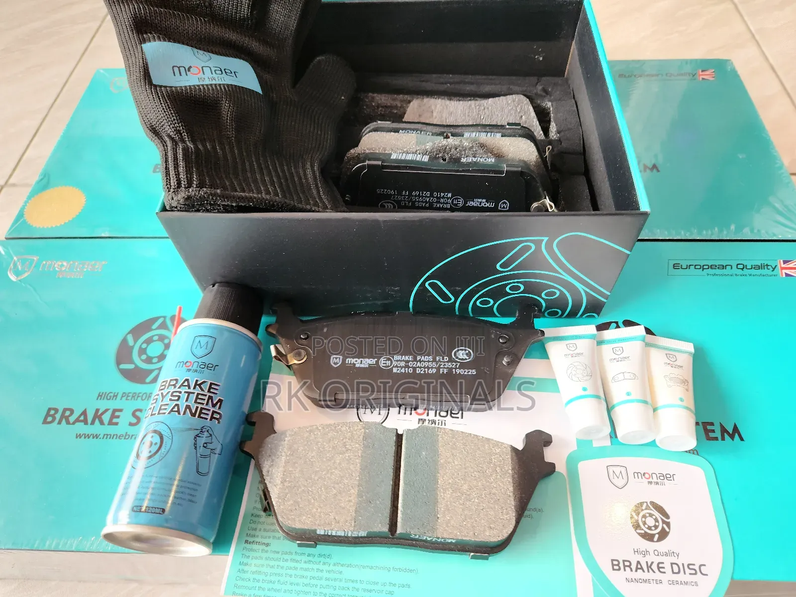 Ram 1500 19-25 Nano Ceramic Back Brake Pad From Uk