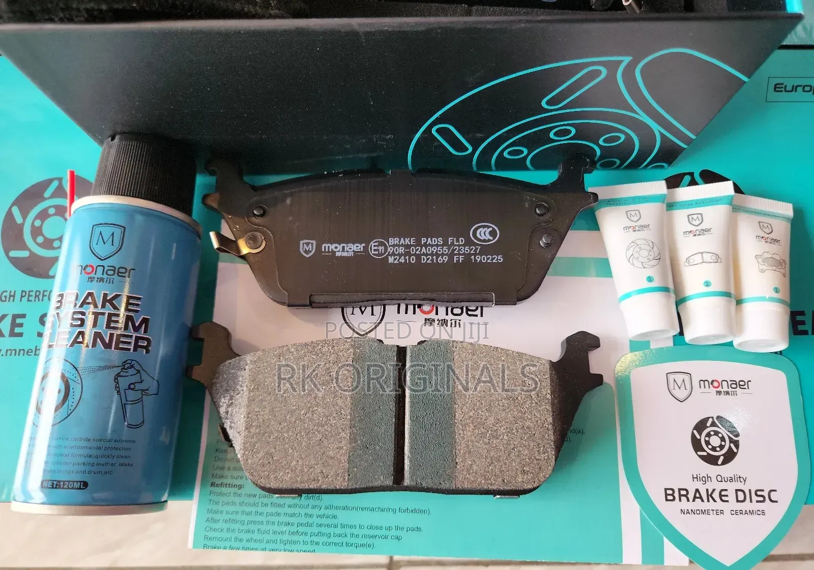 Ram 1500 19-25 Nano Ceramic Back Brake Pad From Uk