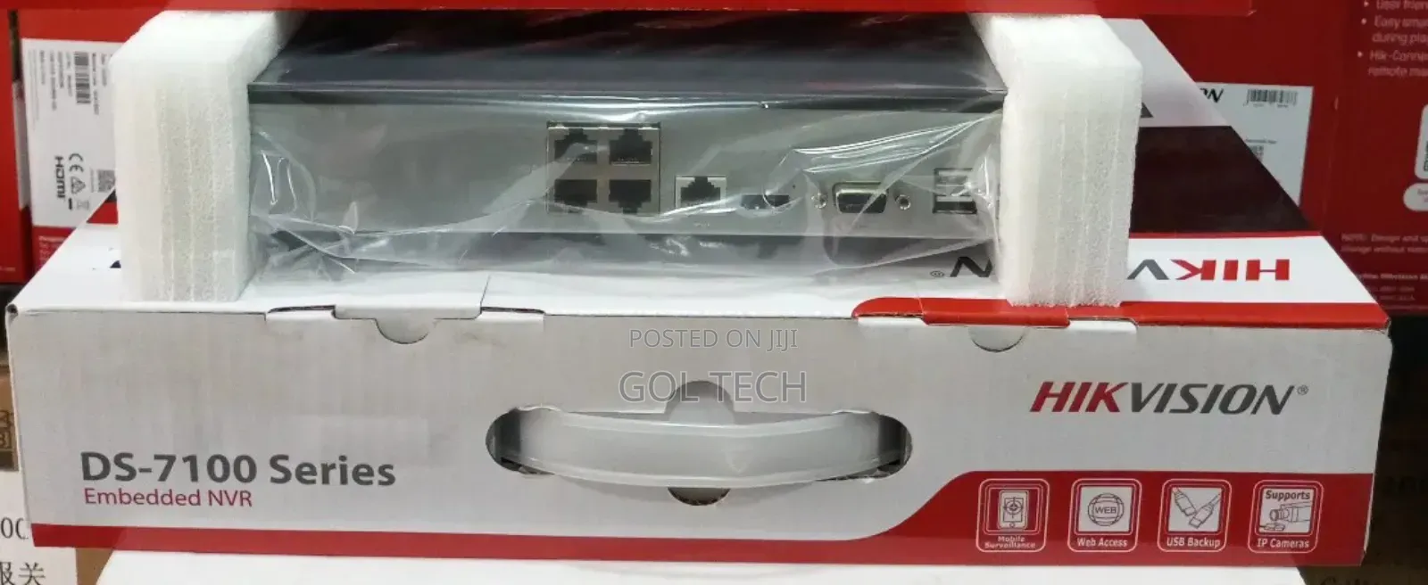 Hikvision 4 Ch NVR Poe Ds-7104ni-Q1/4p/M Embedded NVR