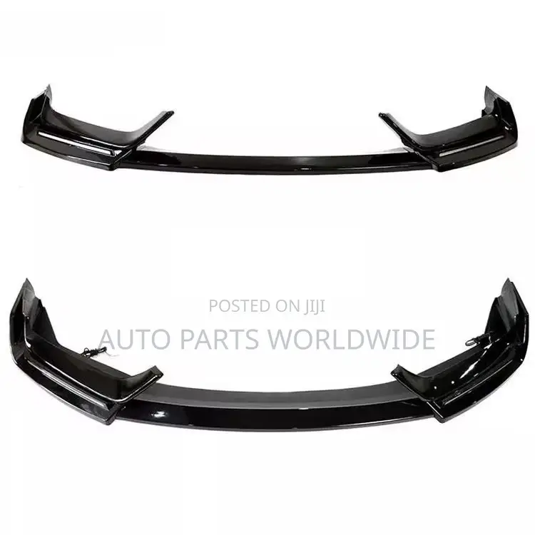 Honda Civic Type R Front Bumper Lip Glossy Black 2016-2021