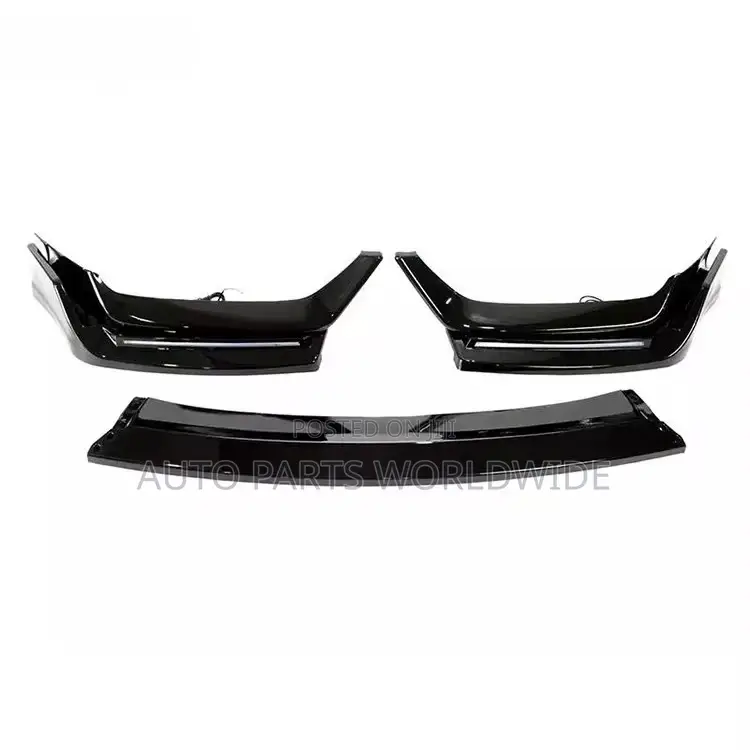 Honda Civic Type R Front Bumper Lip Glossy Black 2016-2021
