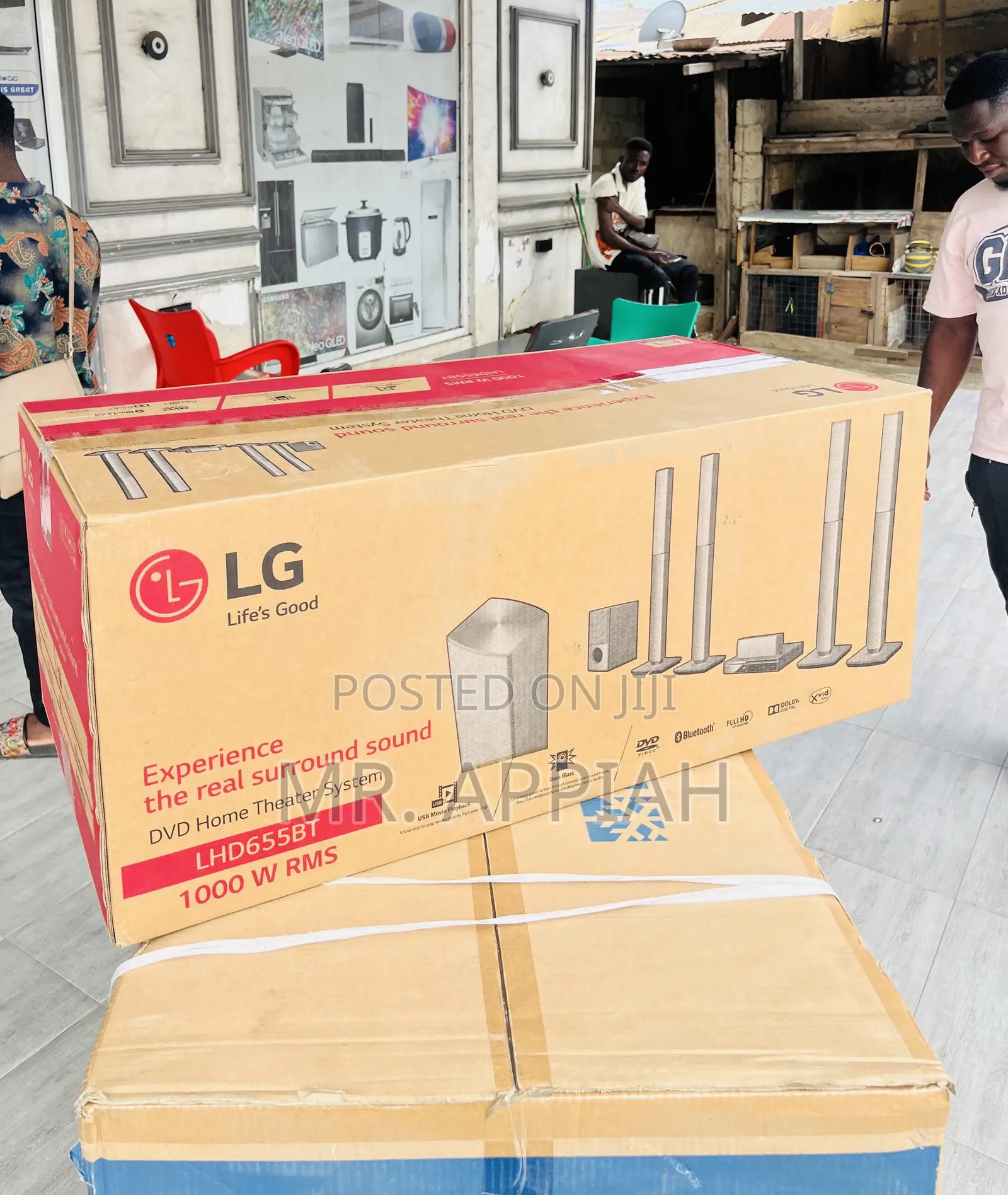Premium Quality Lg LHD 655bt Audio System(Black) 