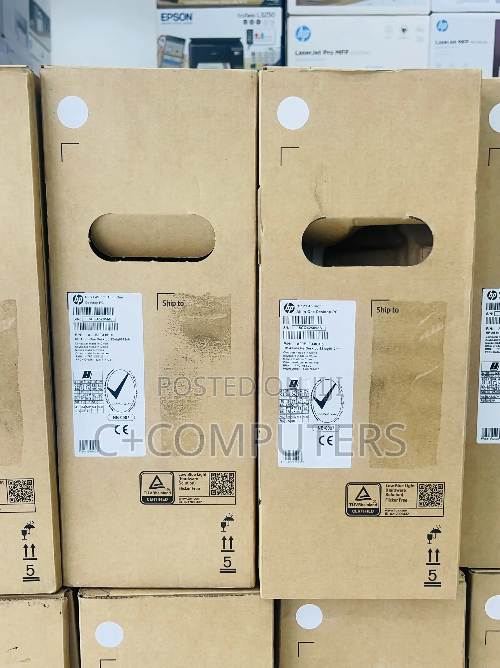 New Desktop Computer HP AiO 22 8GB Intel Core i3 SSD 512GB