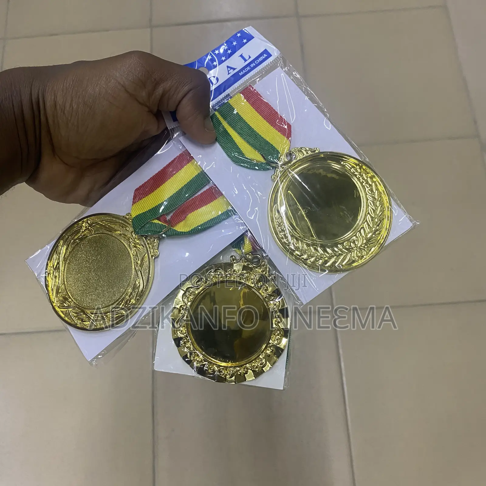 Gold, Silver and Bronze Medals