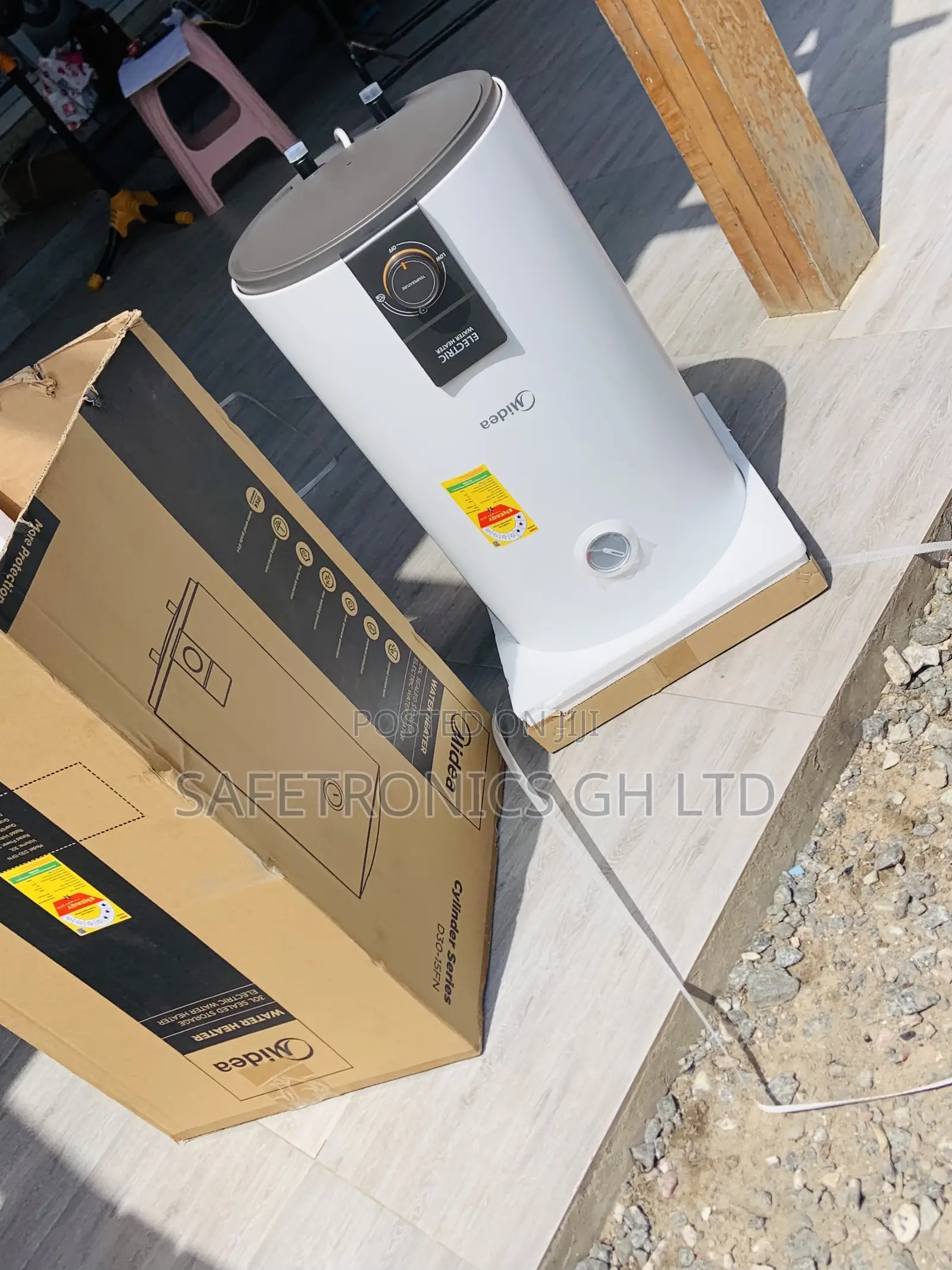 Trust Reliable White Electric Nasco 50 Liters Water Heater