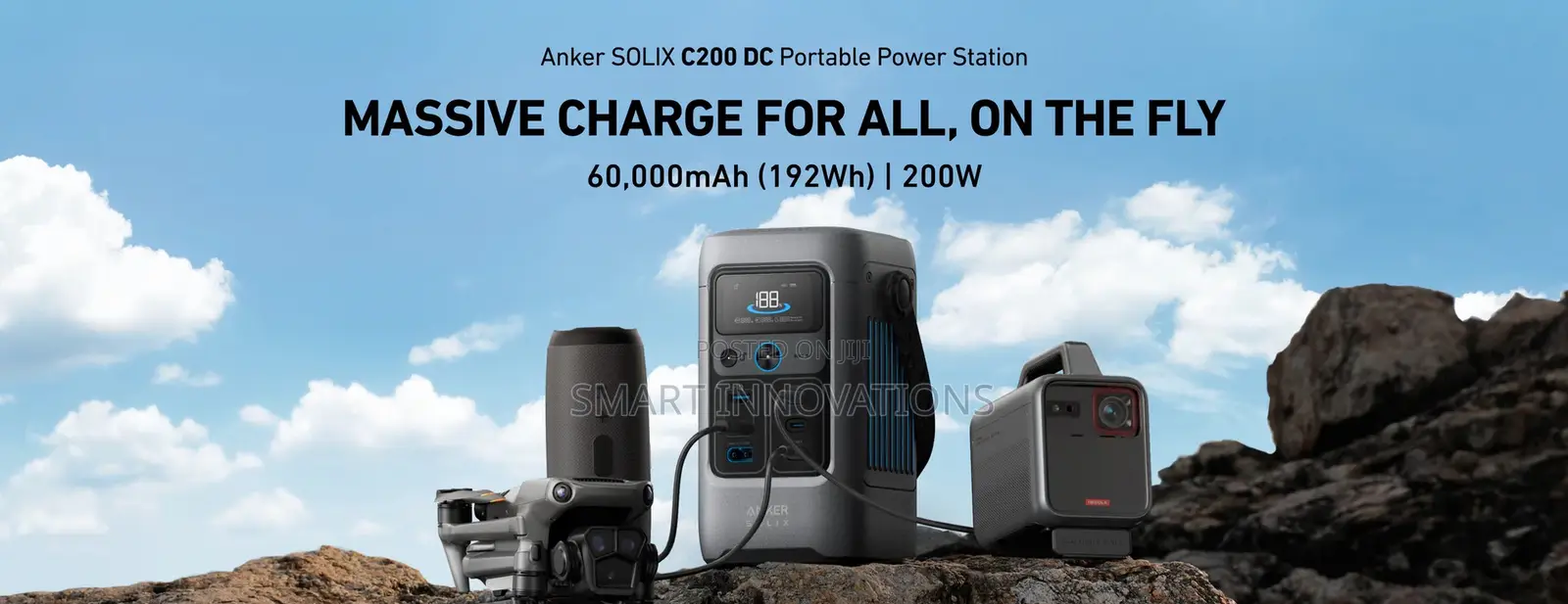 Anker Solix C200 Dc Portable Power Station - 192wh | 200w