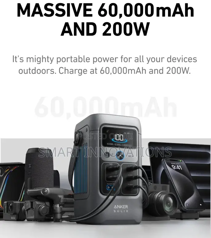 Anker Solix C200 Dc Portable Power Station - 192wh | 200w