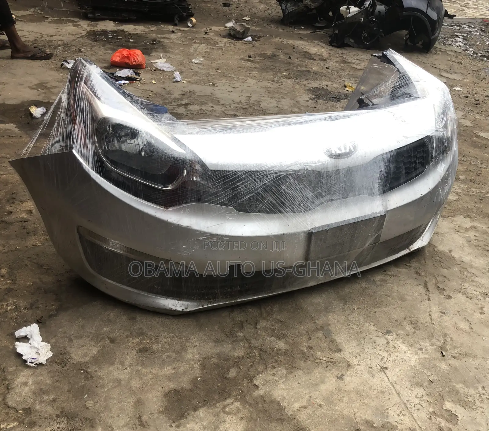 Kia Rio Sedan Front Bumper Cut 2012,2013,2014,2015,2016,2017