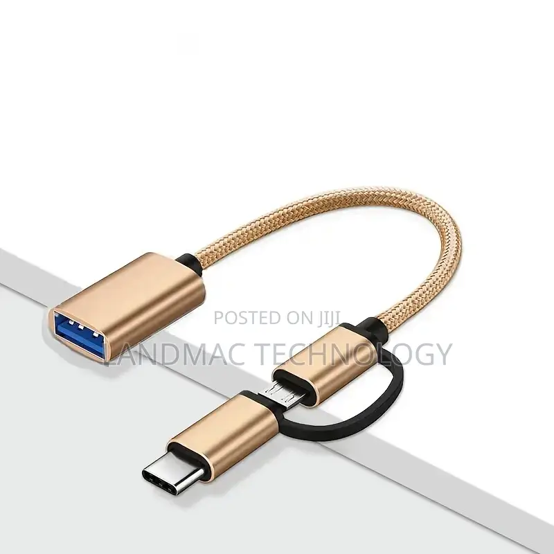 2-in-1 Usb C/Micro to Usb Adapter Otg
