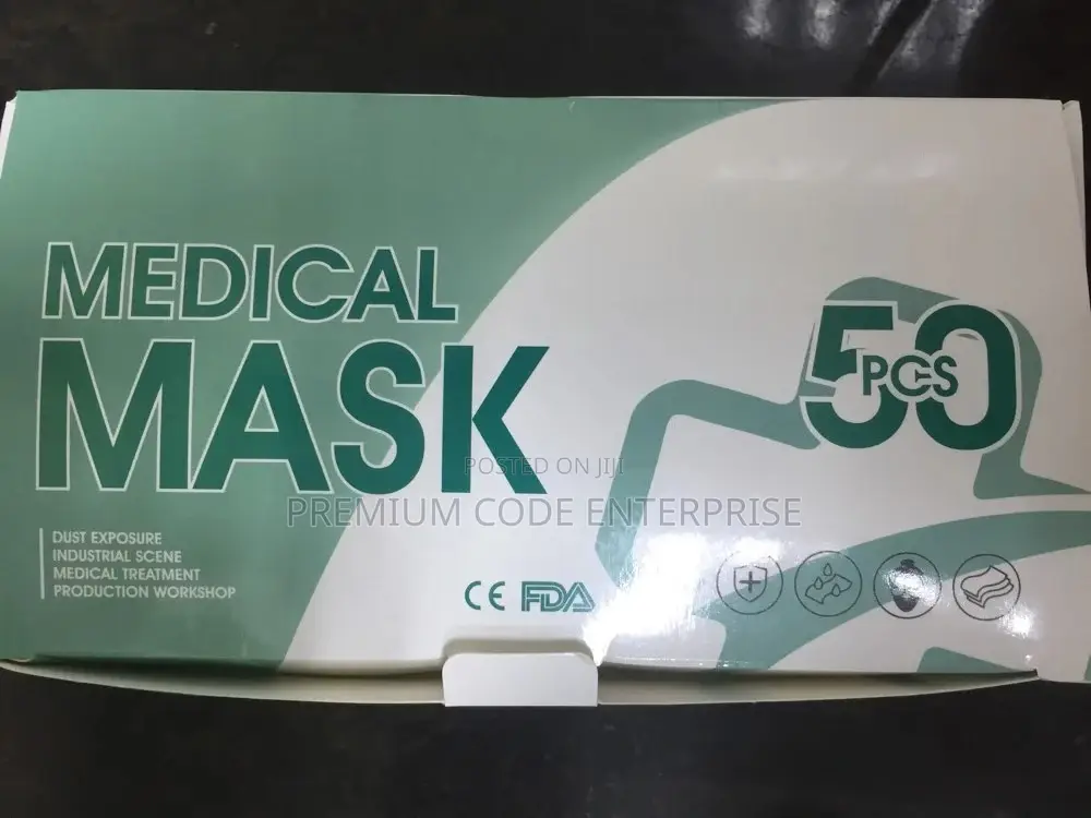 Disposable Medical Surgical Face Mask – 50pcs Pack