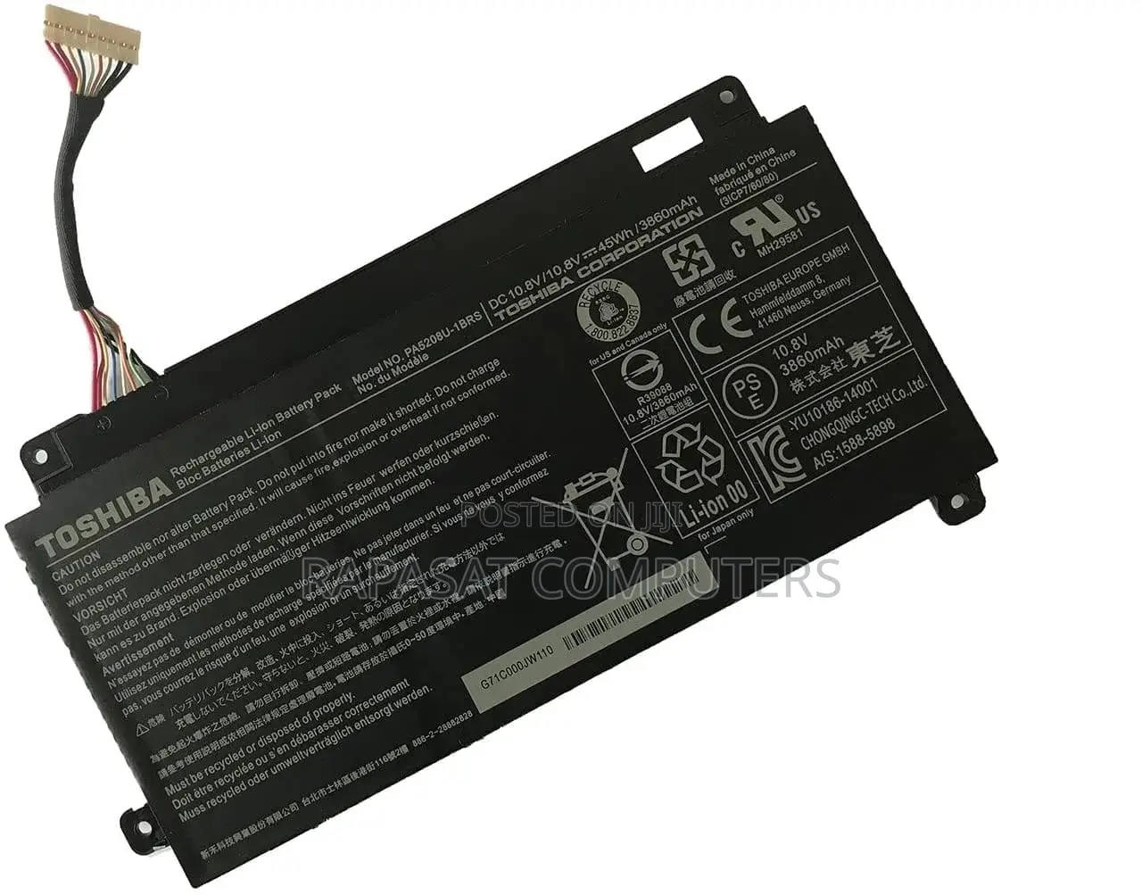 Toshiba 5208 Pa5208u Original Laptop Battery