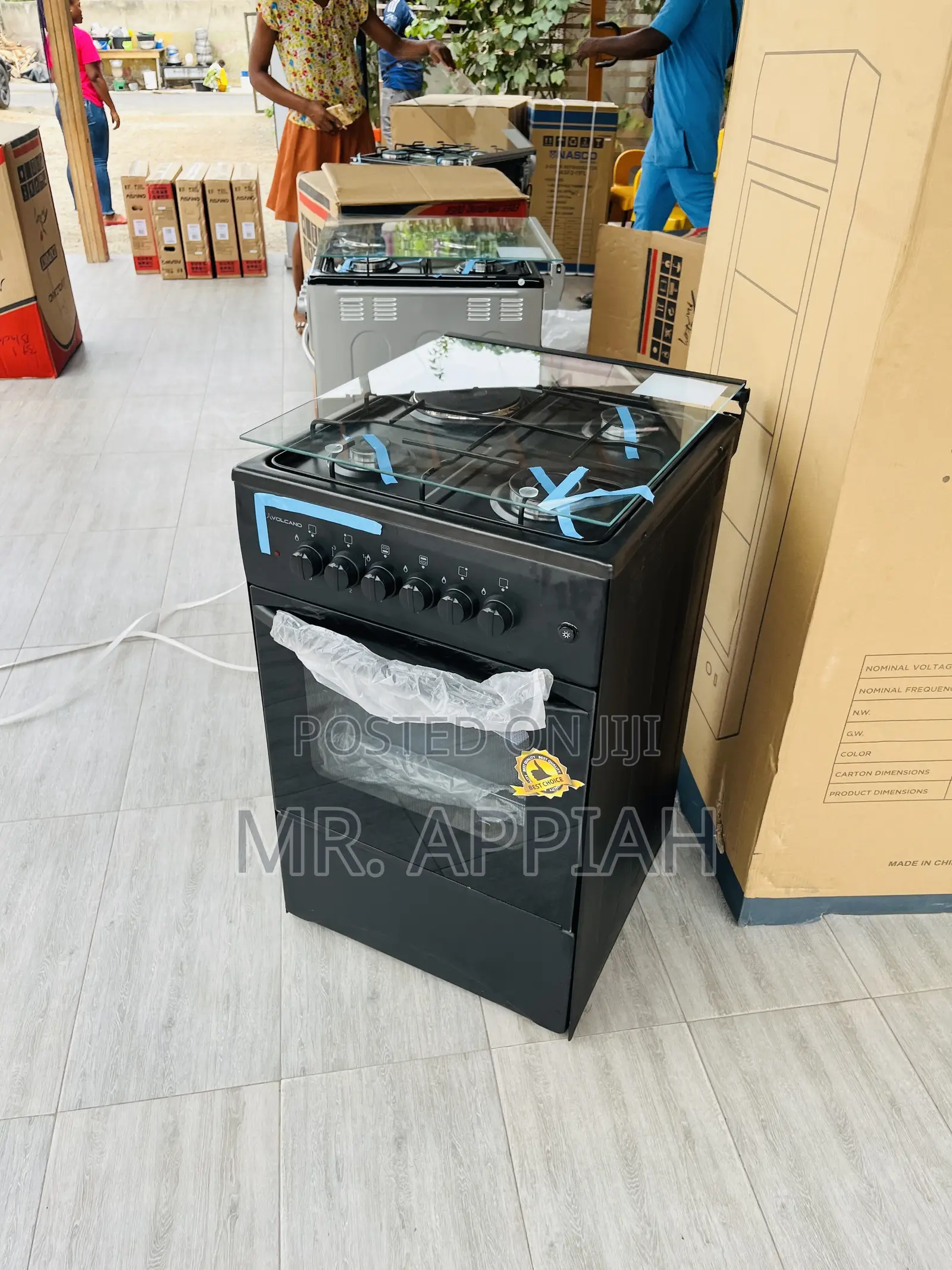 Well Built Volcano 3 Gas + 1 Electric Turkish Cooker 