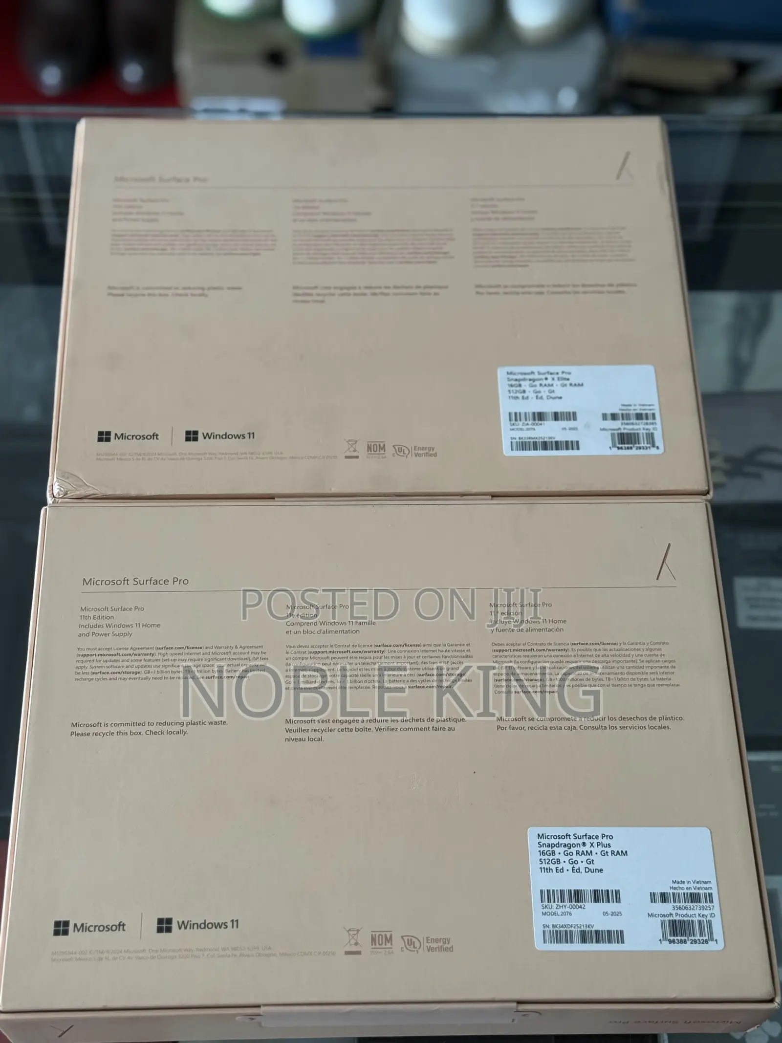 New Microsoft Surface Pro 11th Edition, a Copilot+ PC 16GB SSD 512GB